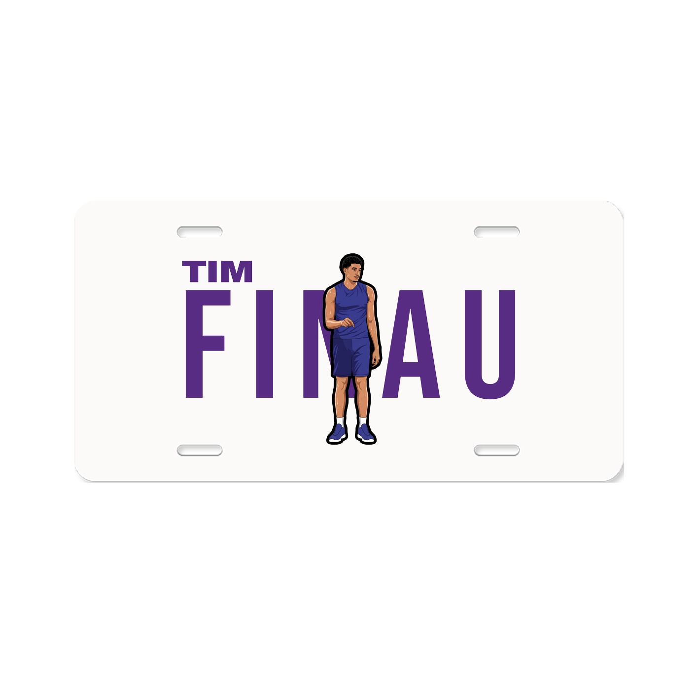 License Plate — Player Name in Classic