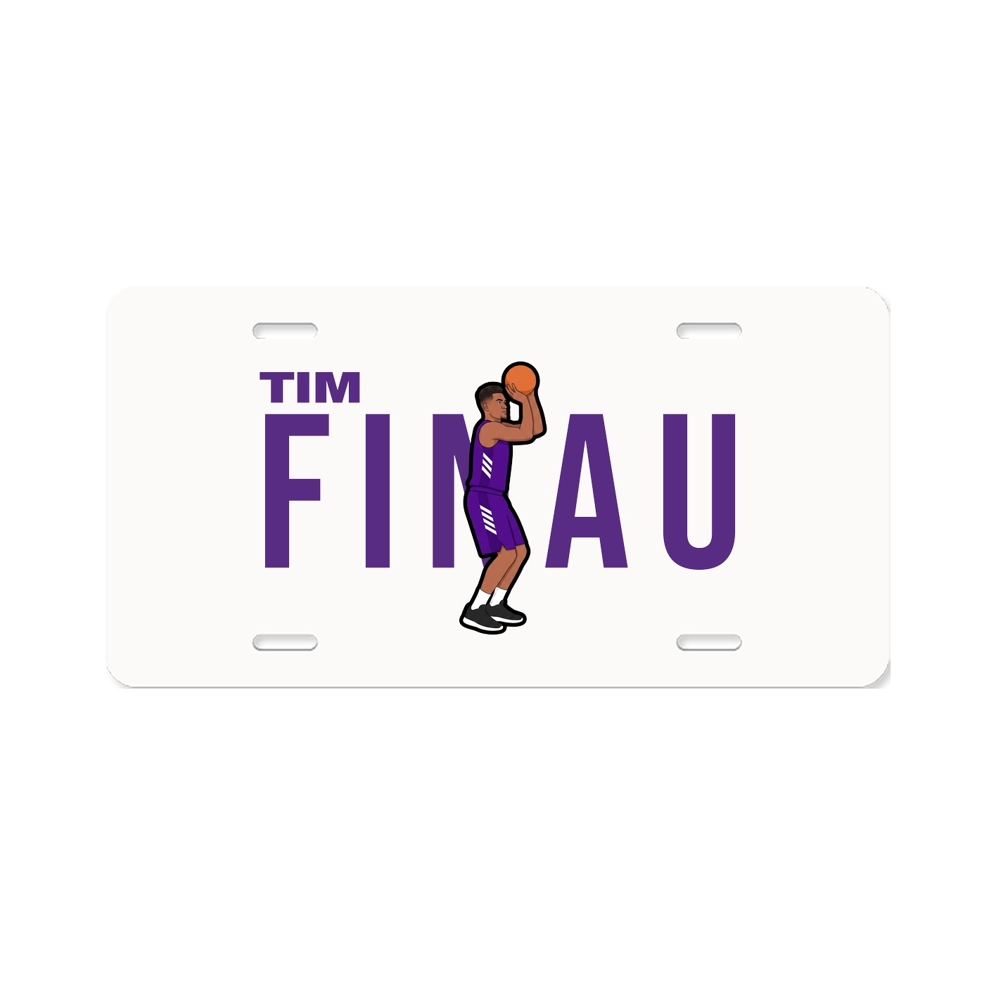 License Plate — Player Name in Classic