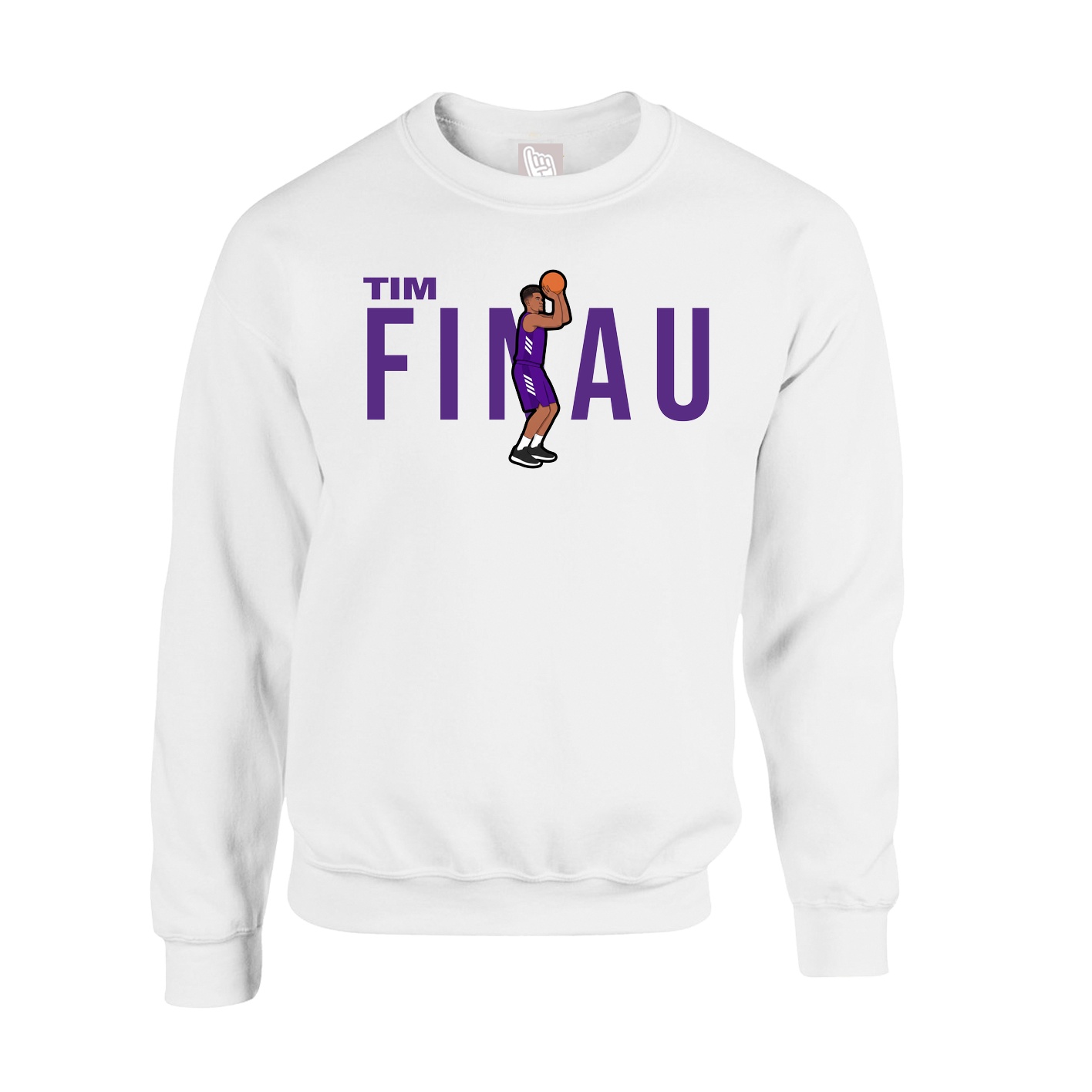 Fleece Crew — Player Name in White