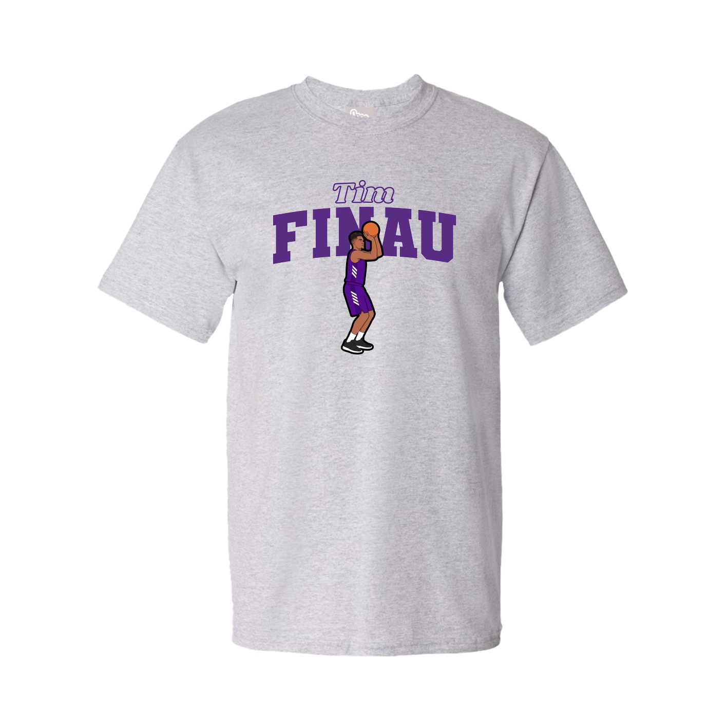 Youth Tee — Name Arch in Grey