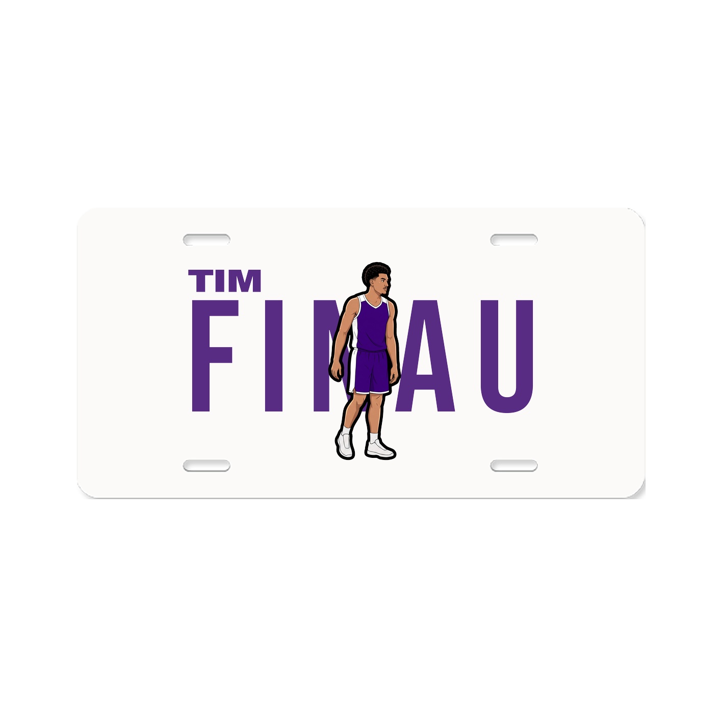 License Plate — Player Name in Classic