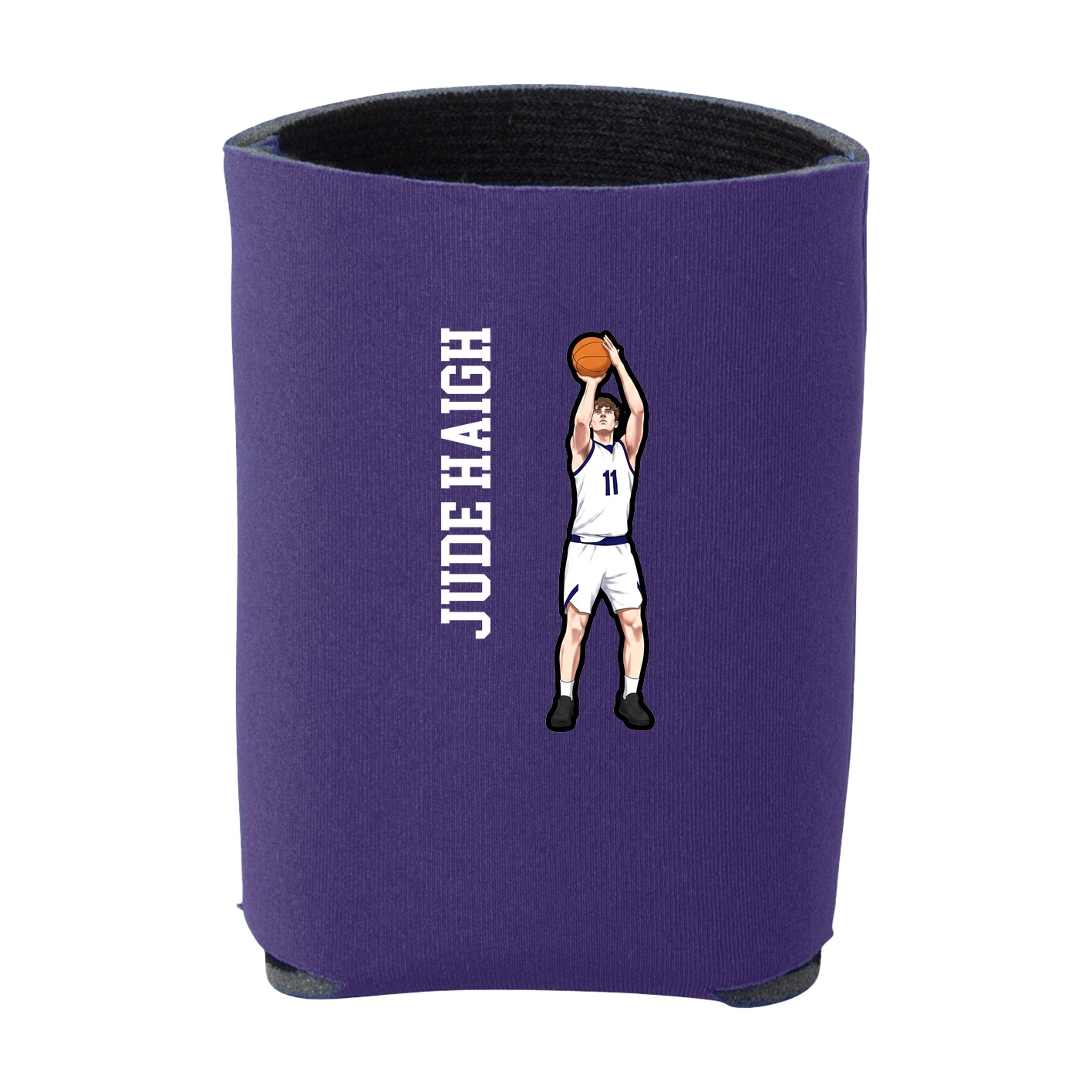 Can Holder — Name Vertical in Purple
