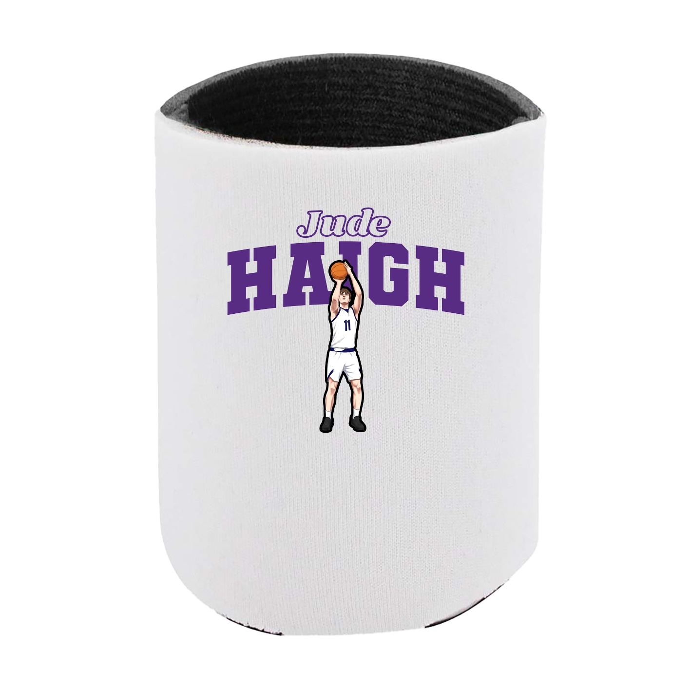 Can Holder — Name Arch in White