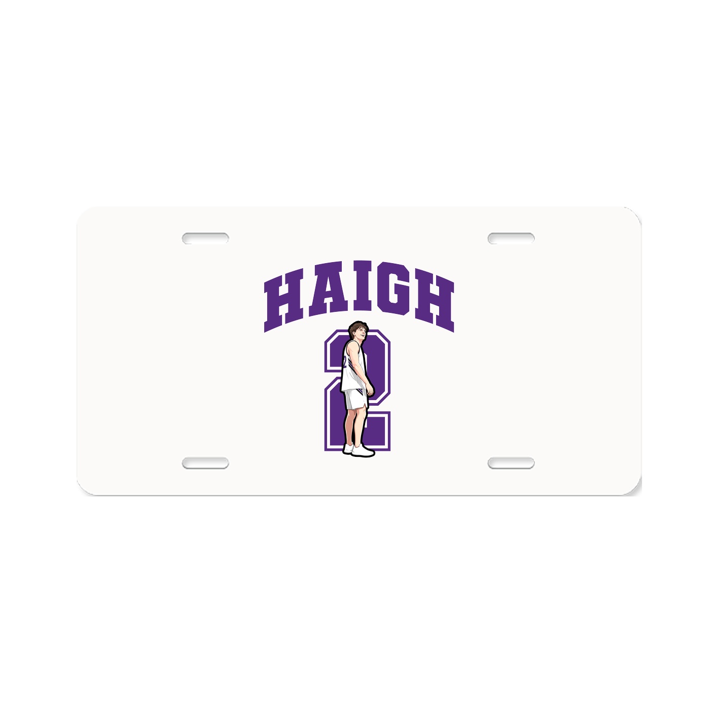 License Plate — Number in Classic