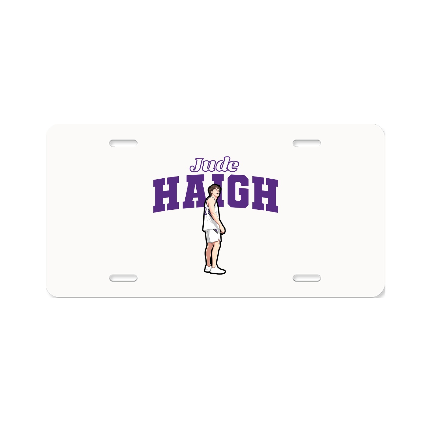 License Plate — Name Arch in Classic