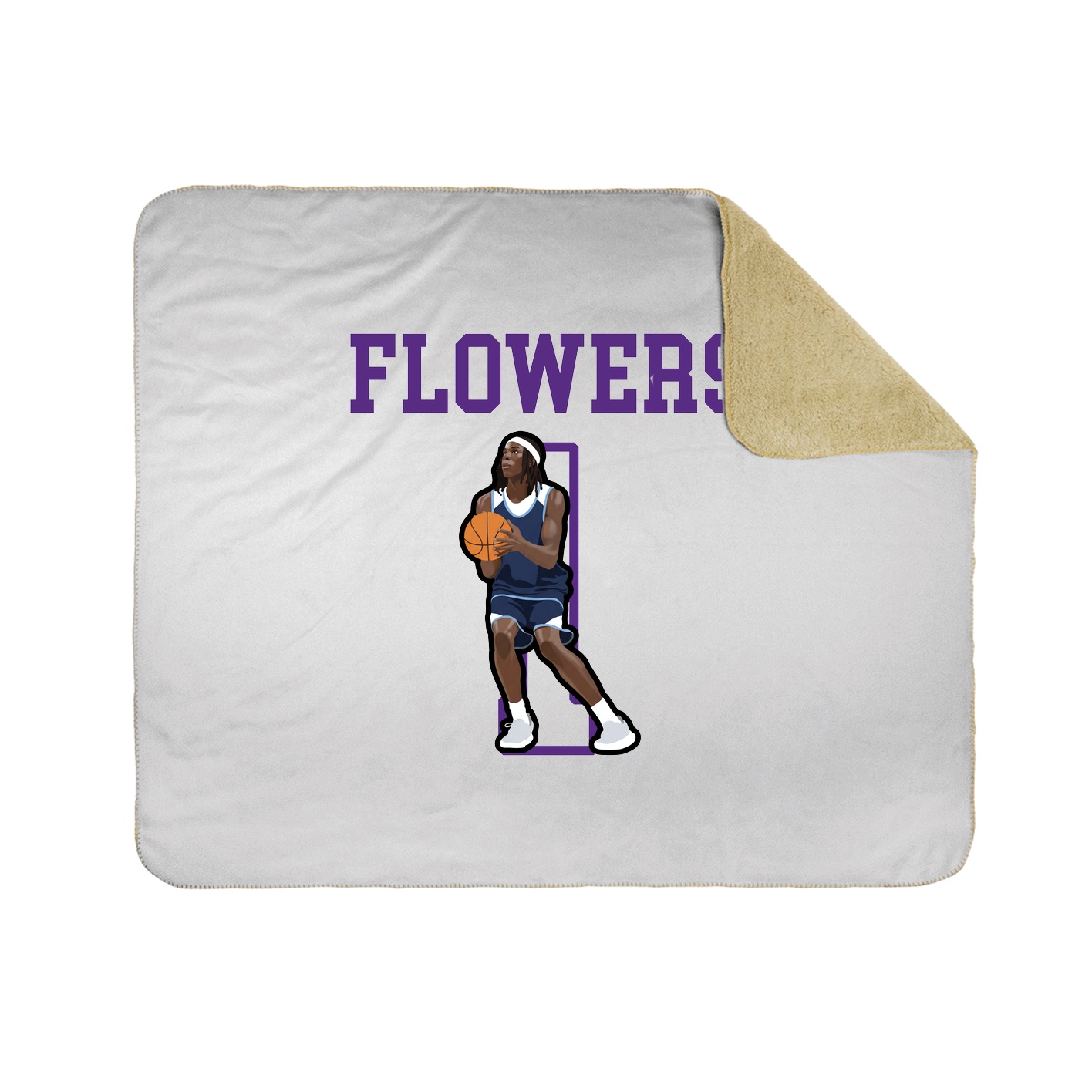 Throw Blanket — Shirsey in White