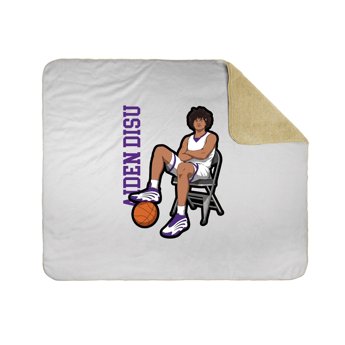 50x60 Sherpa Lined Throw Blanket