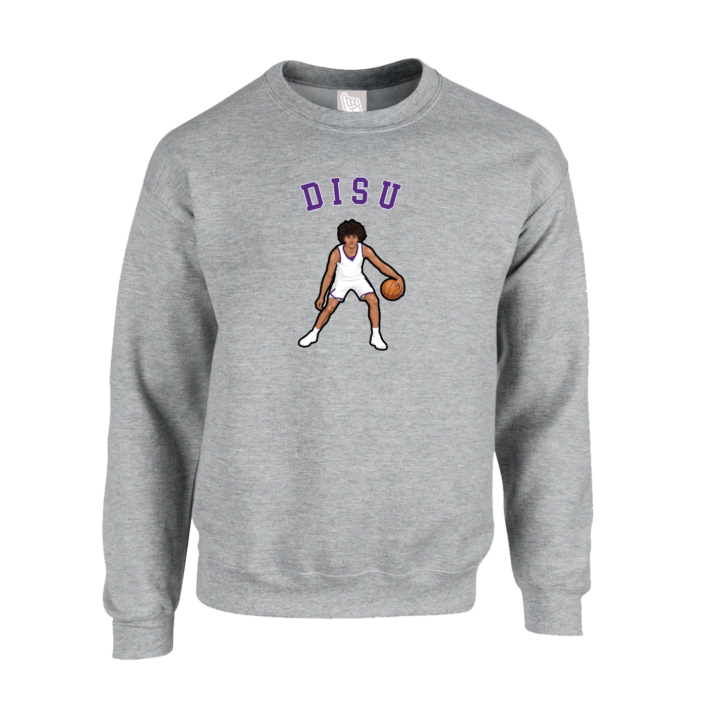 Fleece Crew — Shirsey Arch in Grey
