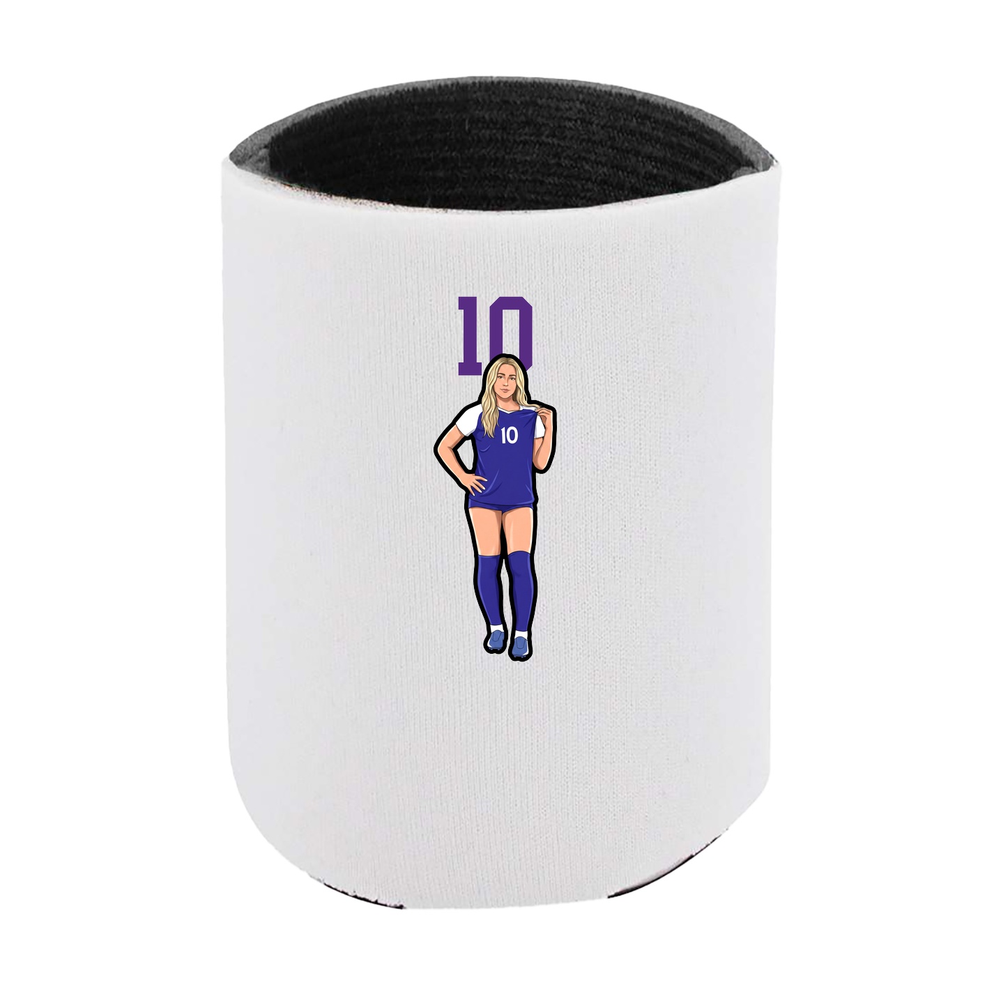 Can Holder — Number Top in White