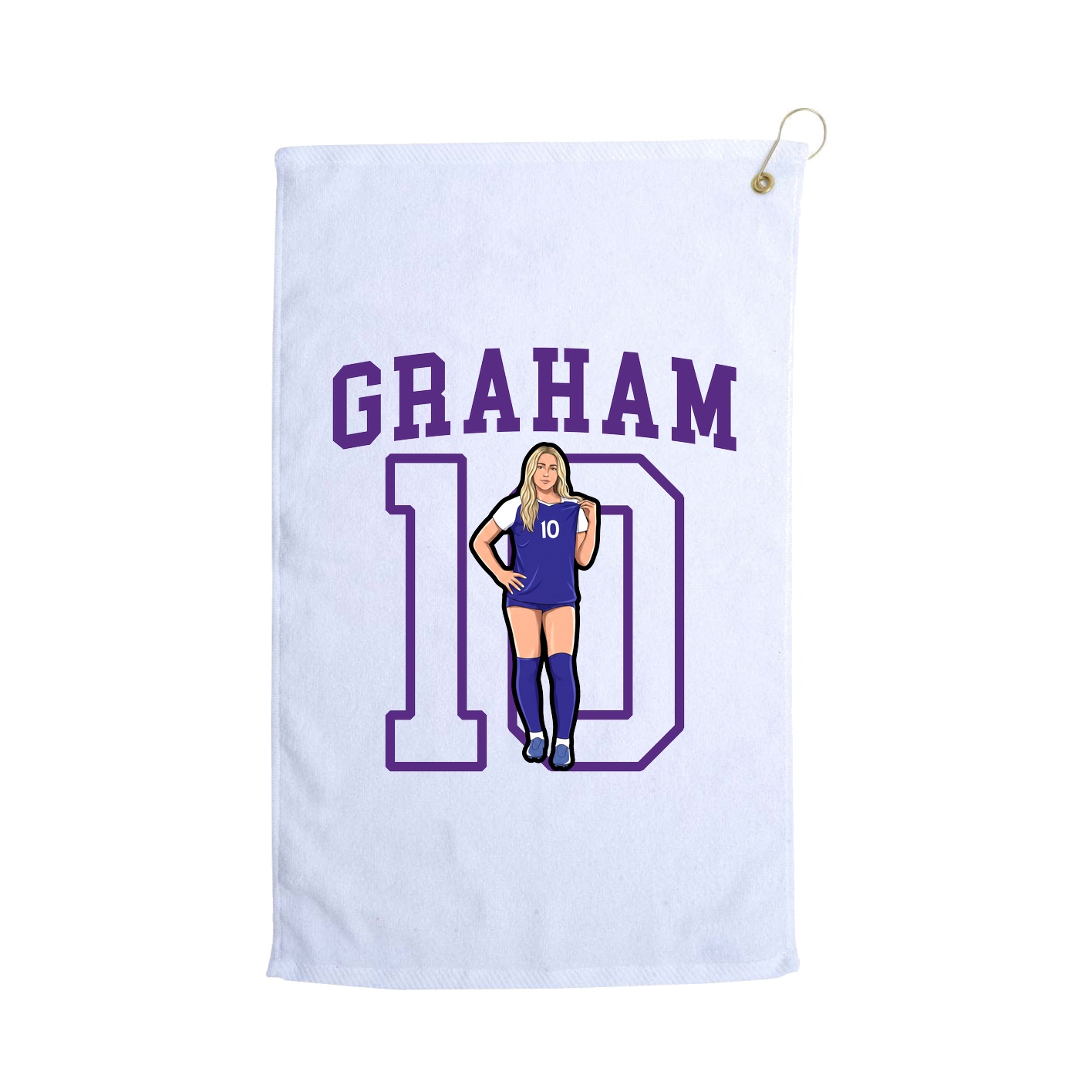 Golf Towel — Shirsey in White