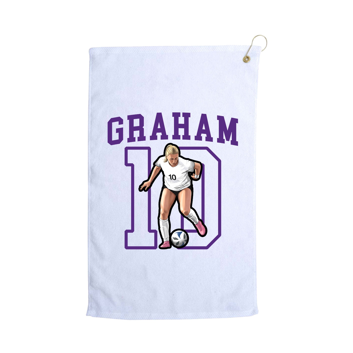 Golf Towel — Shirsey in White