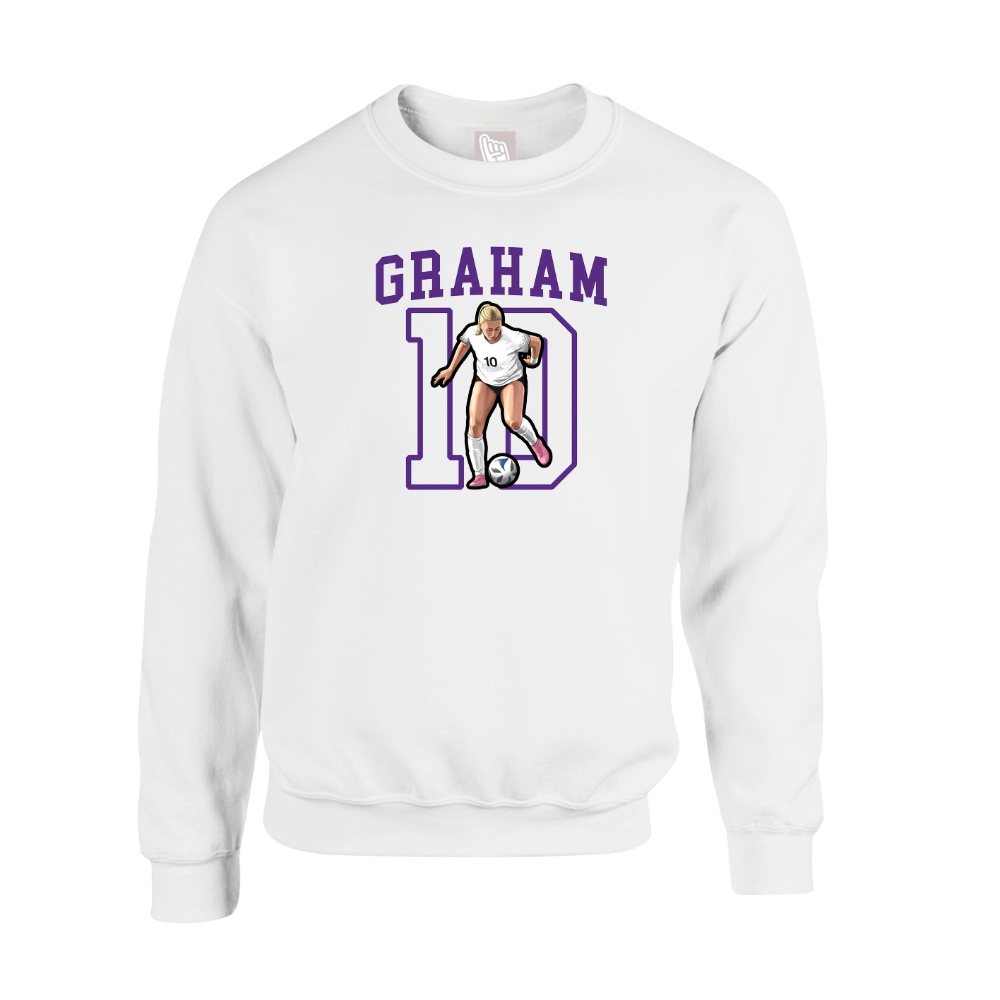 Fleece Crew — Shirsey in White