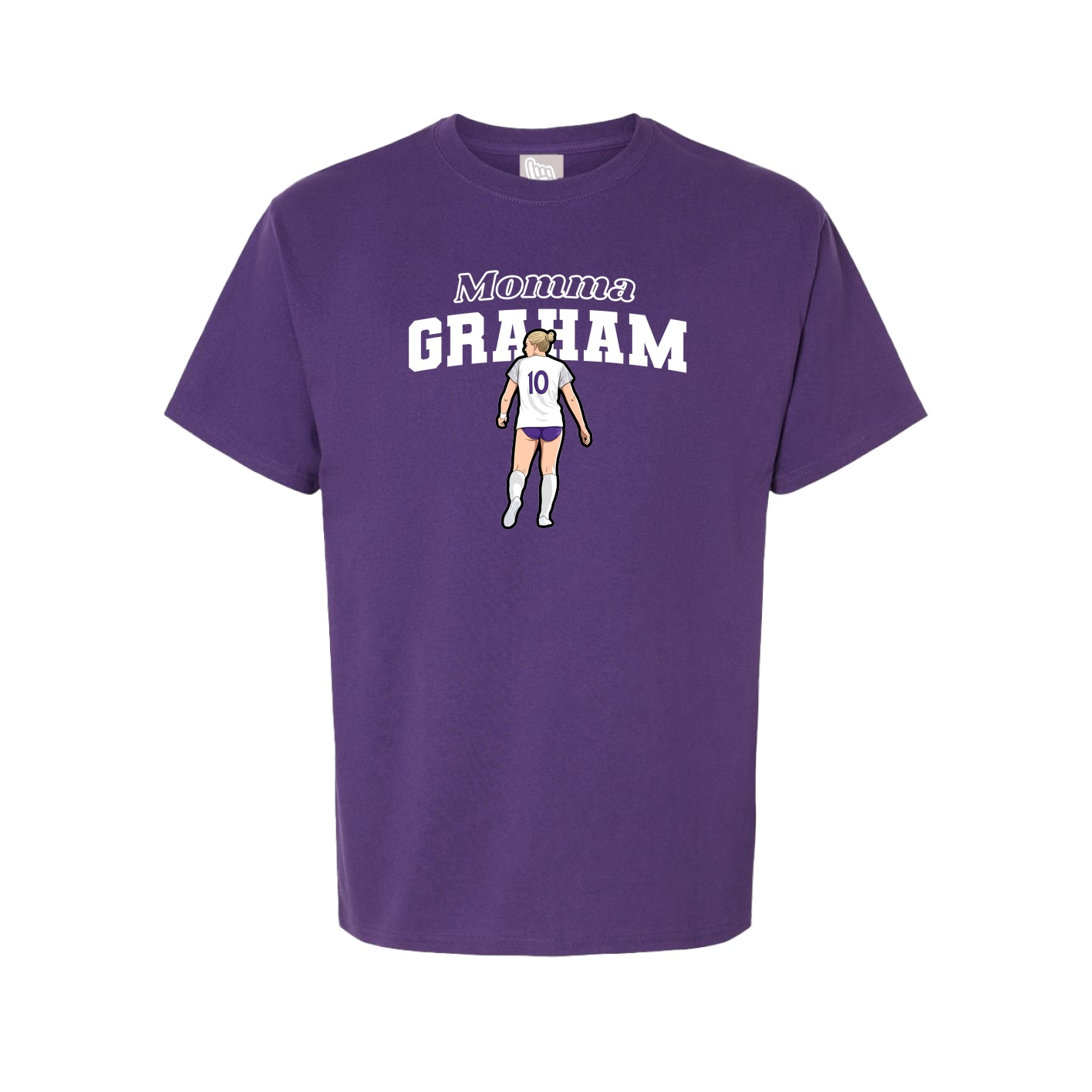 Youth Tee — Mothers Day Block in Purple