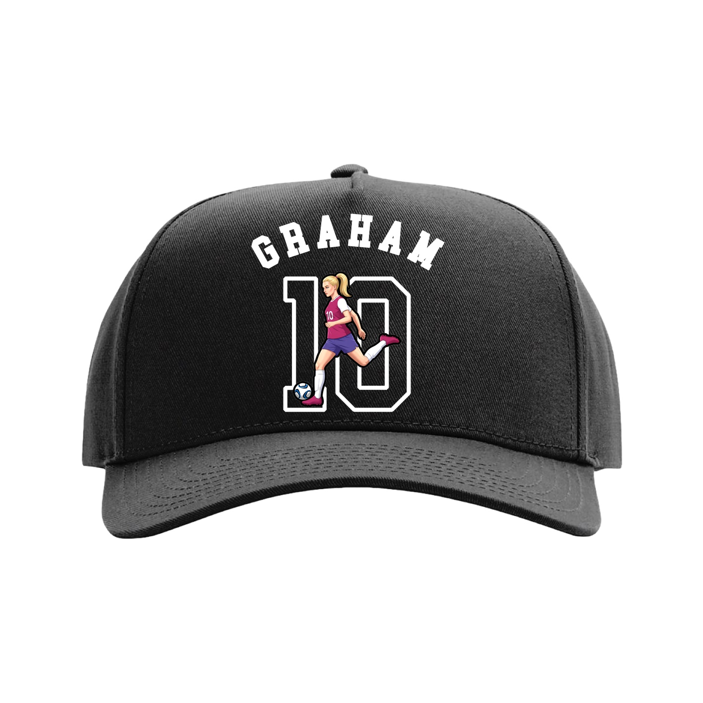 Full Fabric Five-Panel Champ Cap