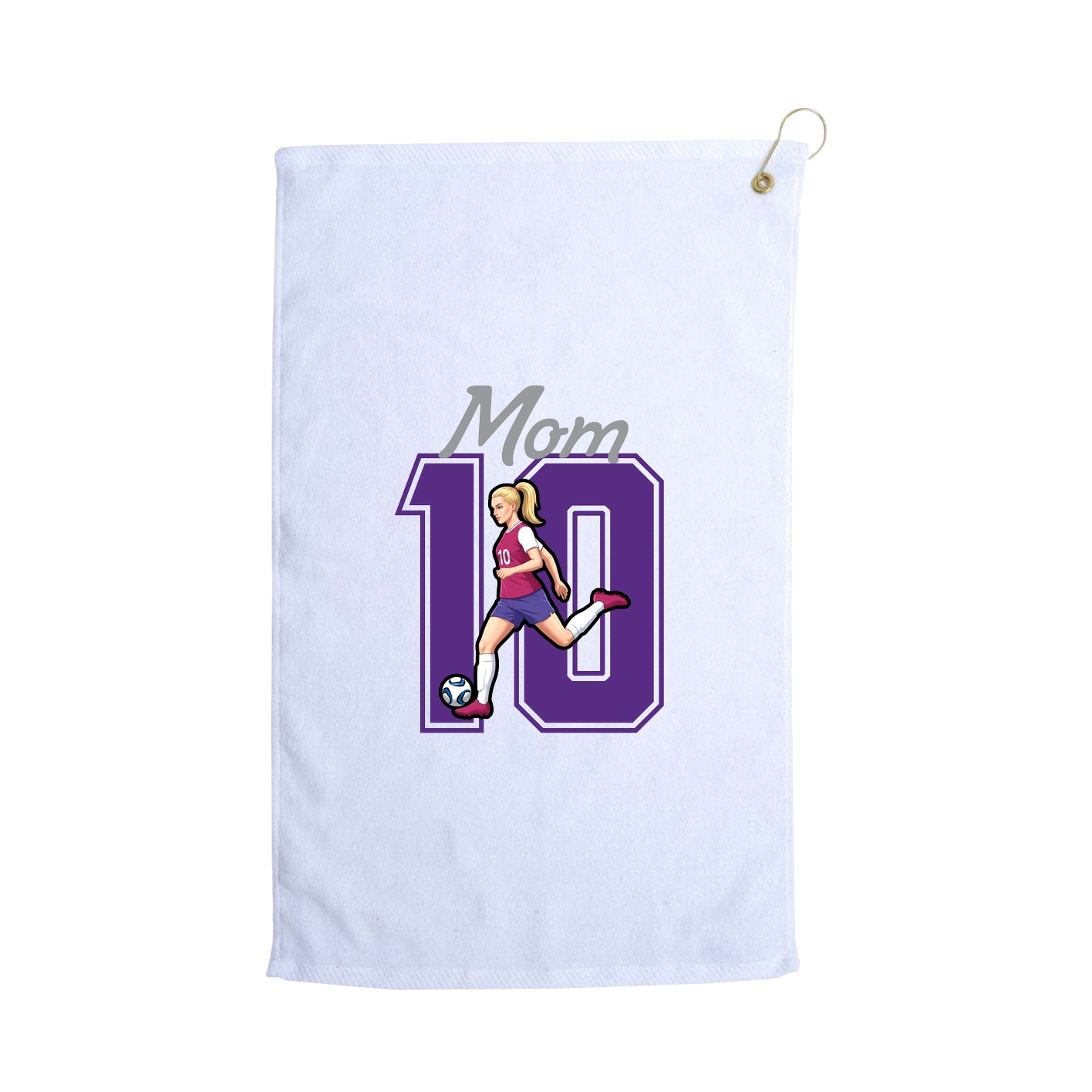 Golf Towel — Mothers Day Shirsey in White