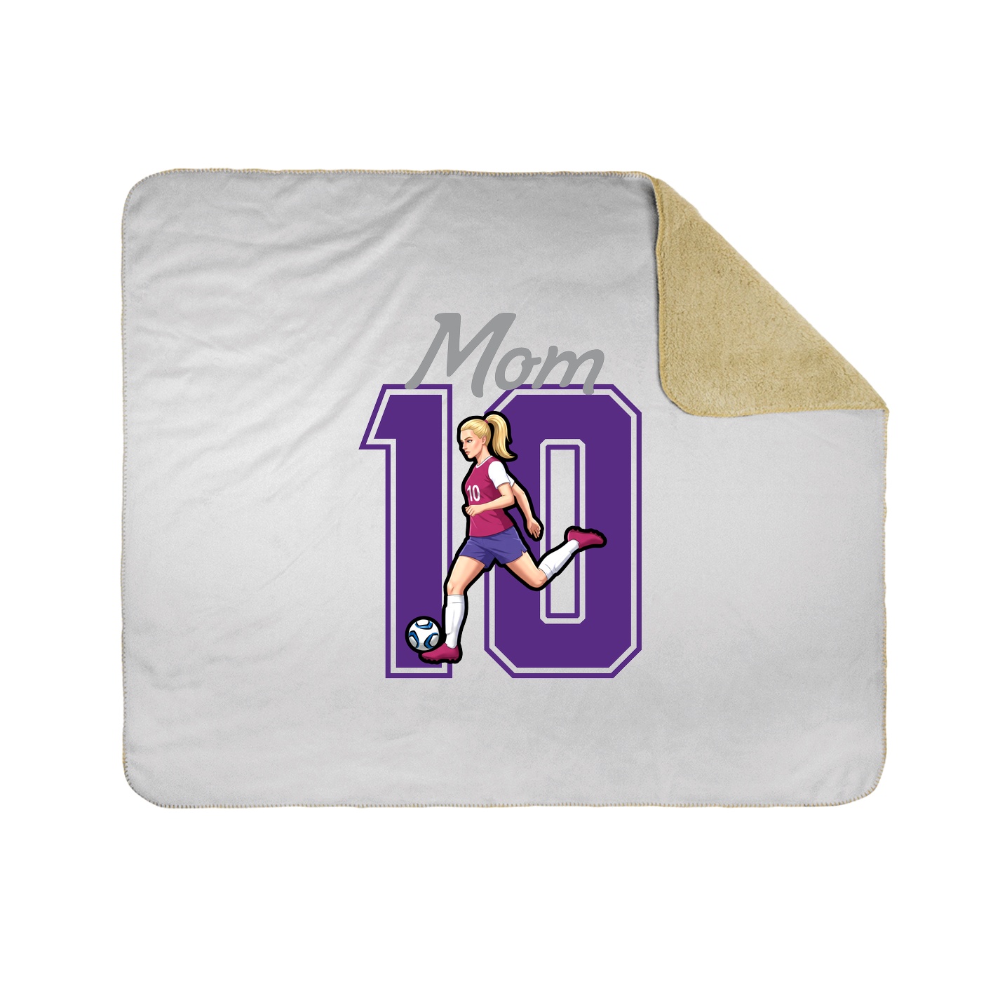 Throw Blanket — Mothers Day Shirsey in White