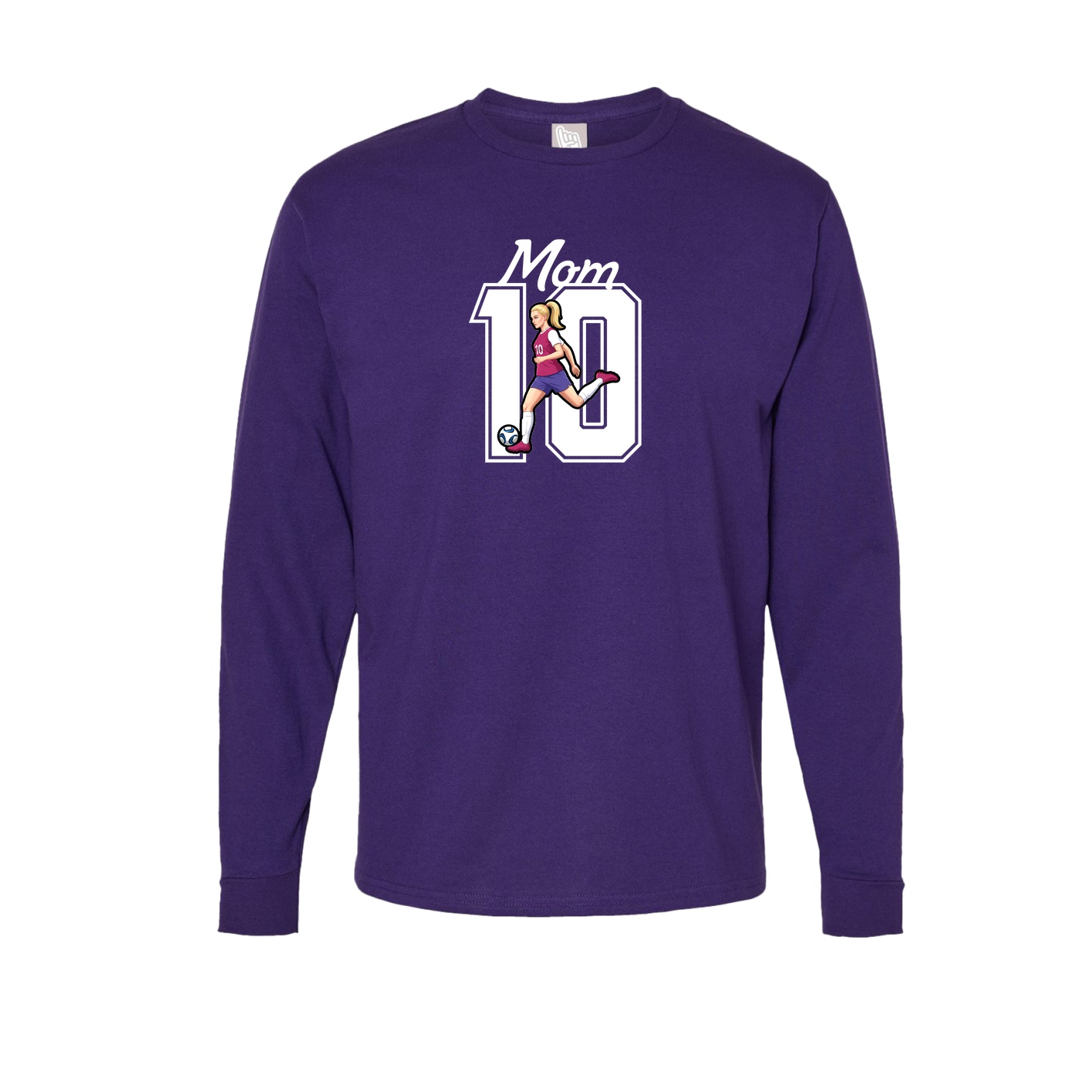 Long Sleeve Tee — Mothers Day Shirsey in Purple