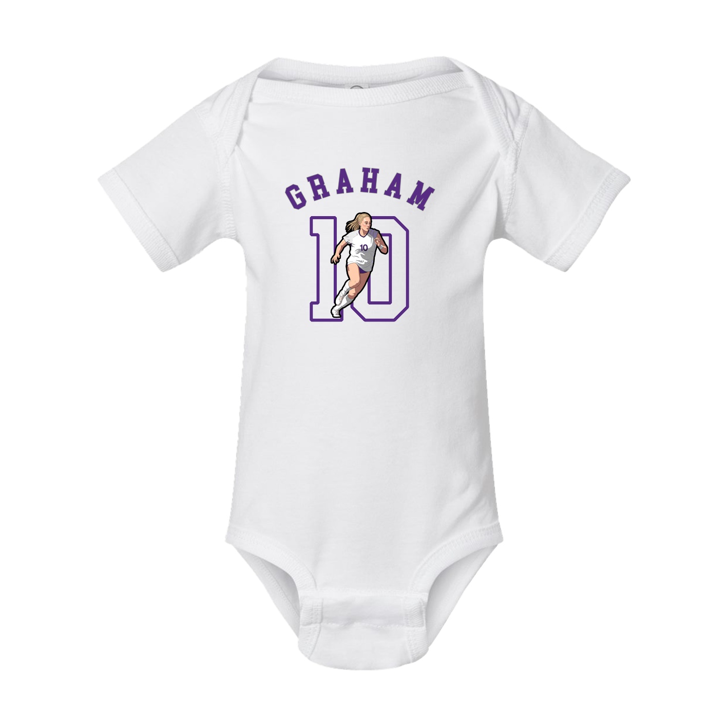 Baby Onesie — Shirsey Arch in White