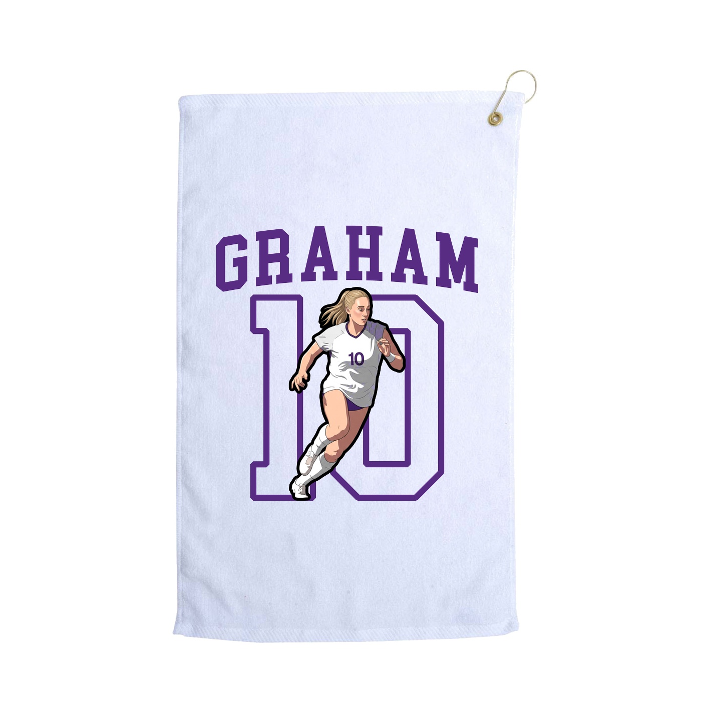 Golf Towel — Shirsey in White