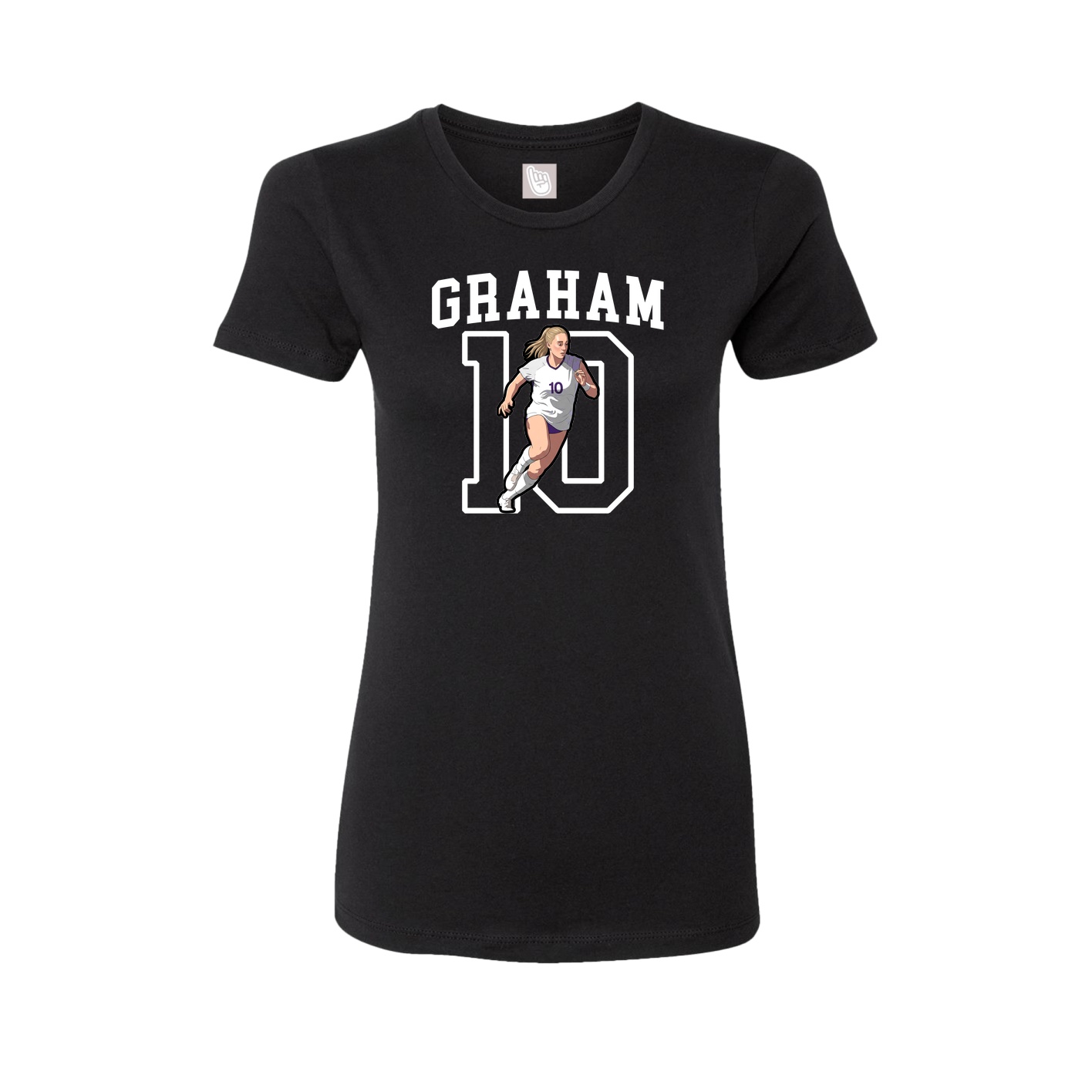 Fitted Women's Tee — Shirsey in Black