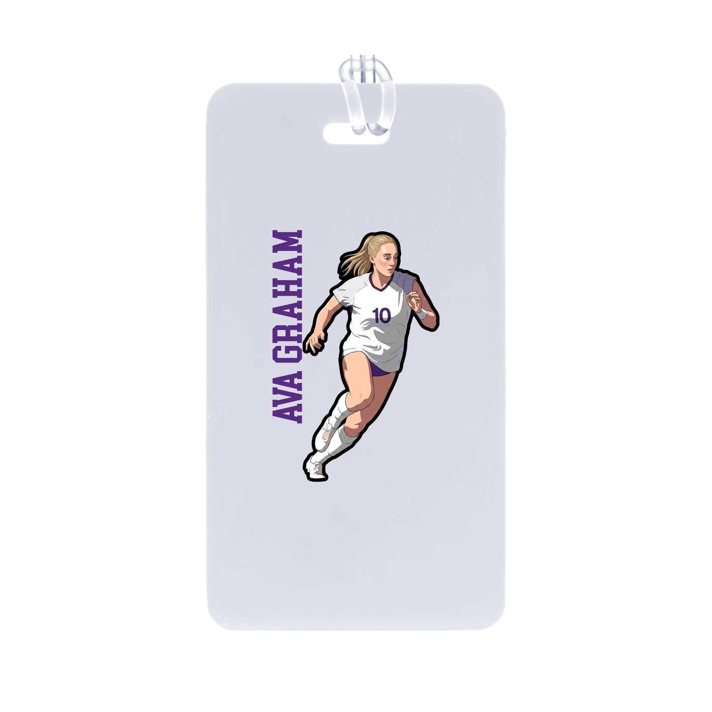 Bag Tag — Name Vertical in Classic