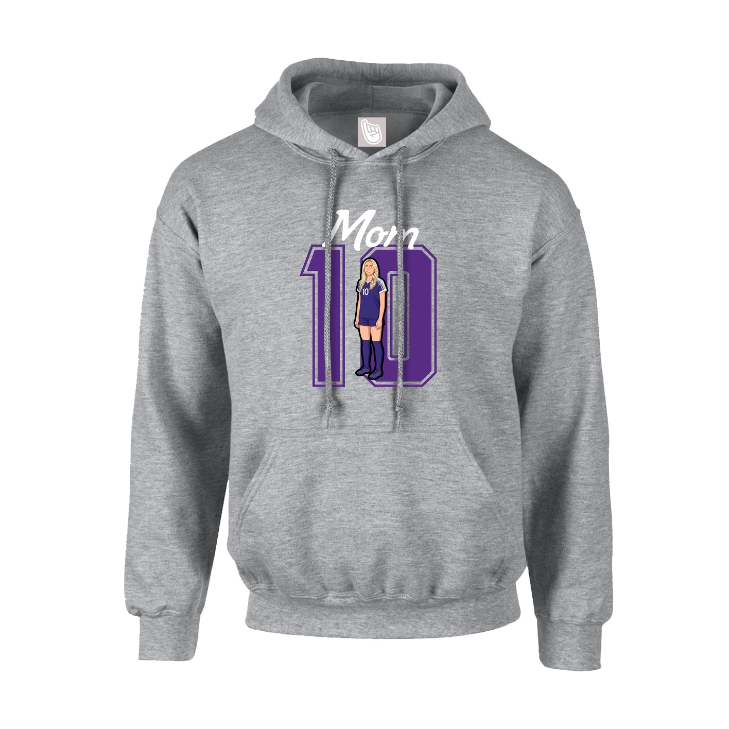 Youth Hoodie — Mothers Day Shirsey in Grey
