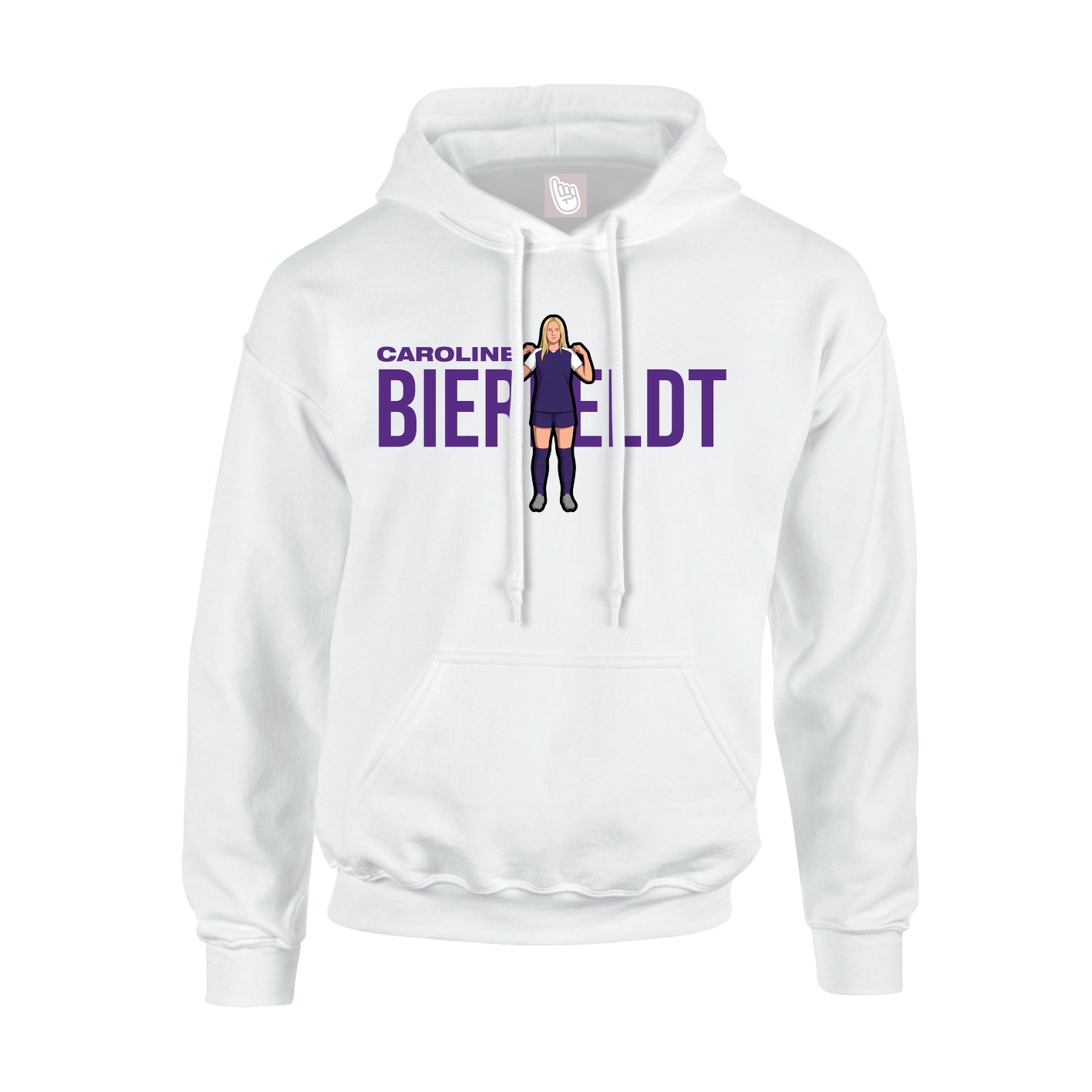 Hoodie — Player Name in White