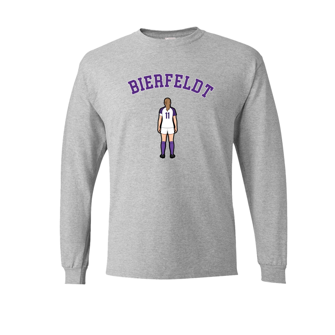 Long Sleeve Tee — Shirsey Arch in Grey