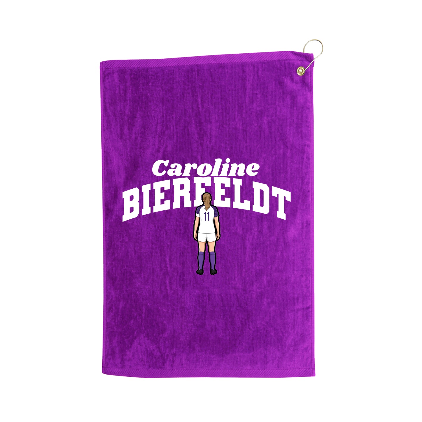 Golf Towel — Signature Arch in Purple
