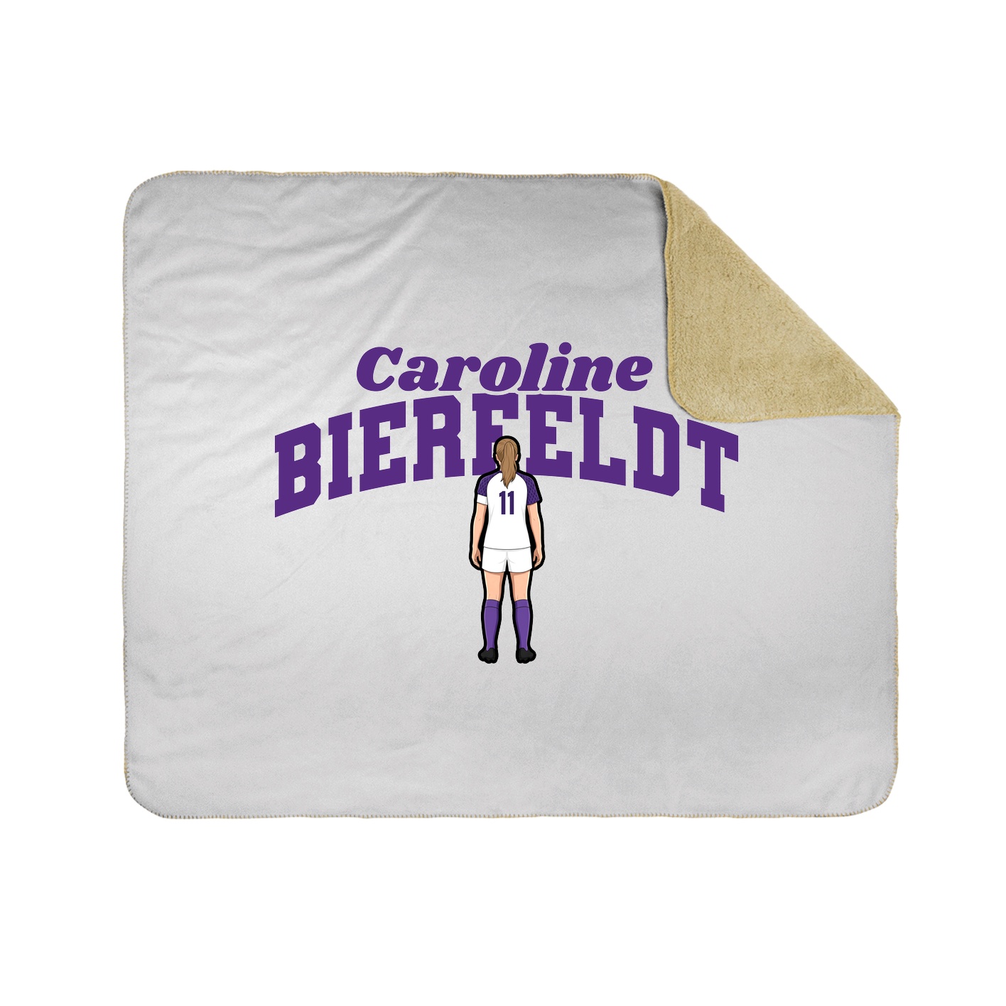 Throw Blanket — Signature Arch in White