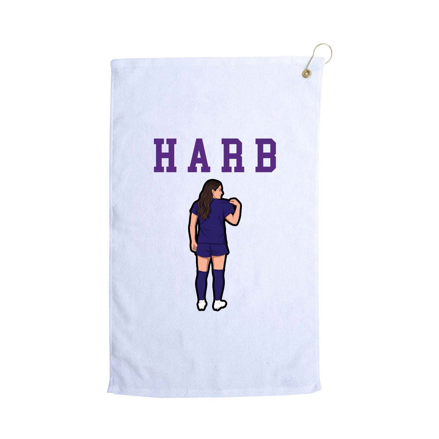 Golf Towel — Shirsey in White