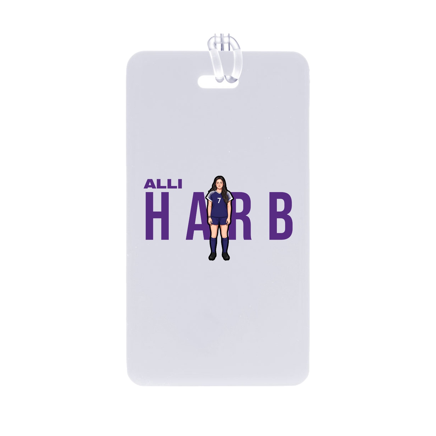 Bag Tag — Player Name in Classic