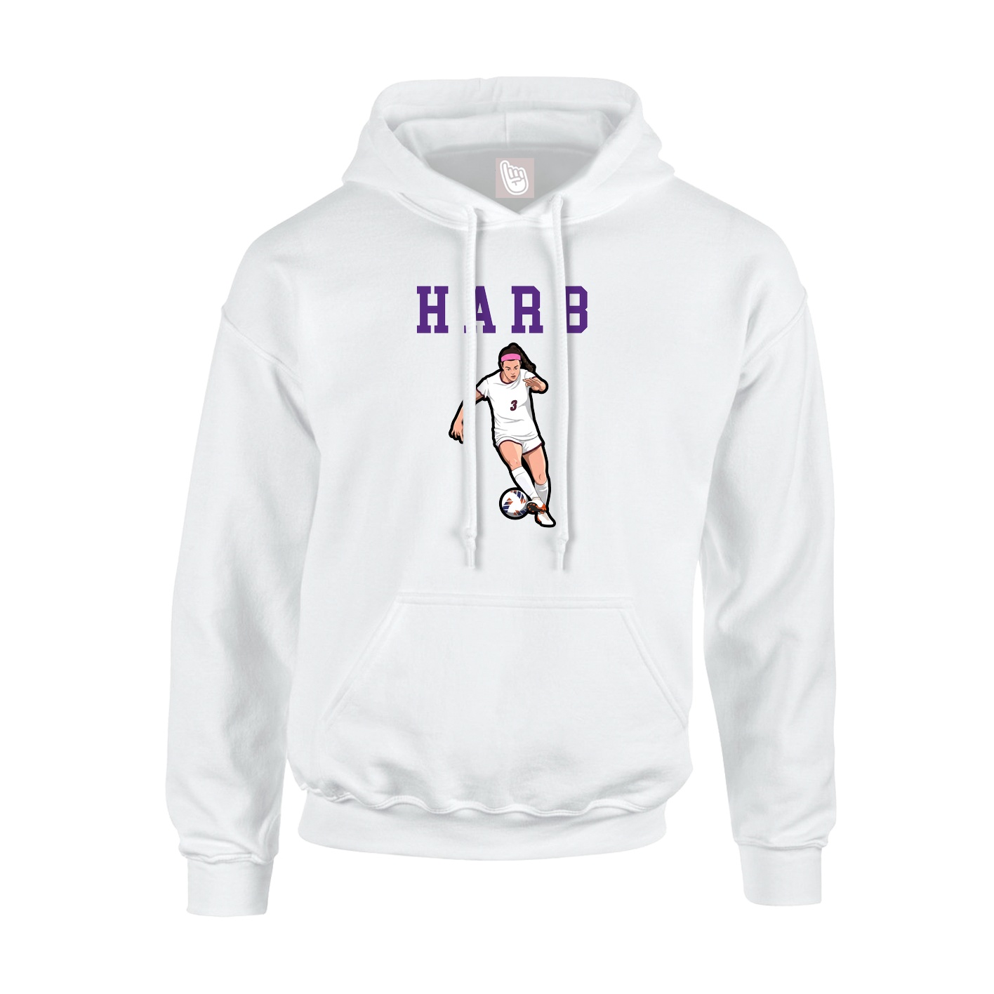 Youth Hoodie — Shirsey in White