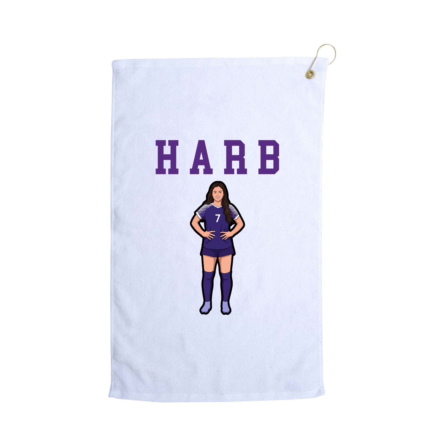 Golf Towel — Shirsey in White