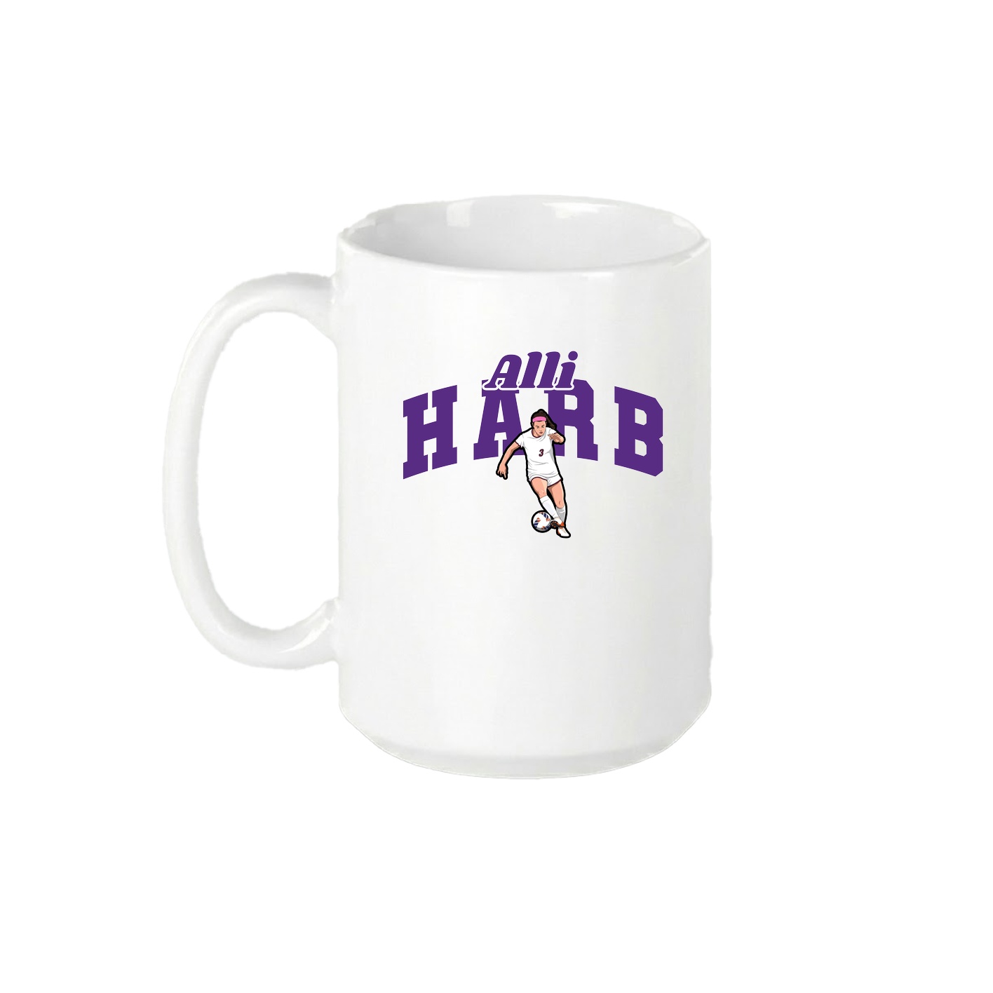 15oz Coffee Mug — Signature Arch in White