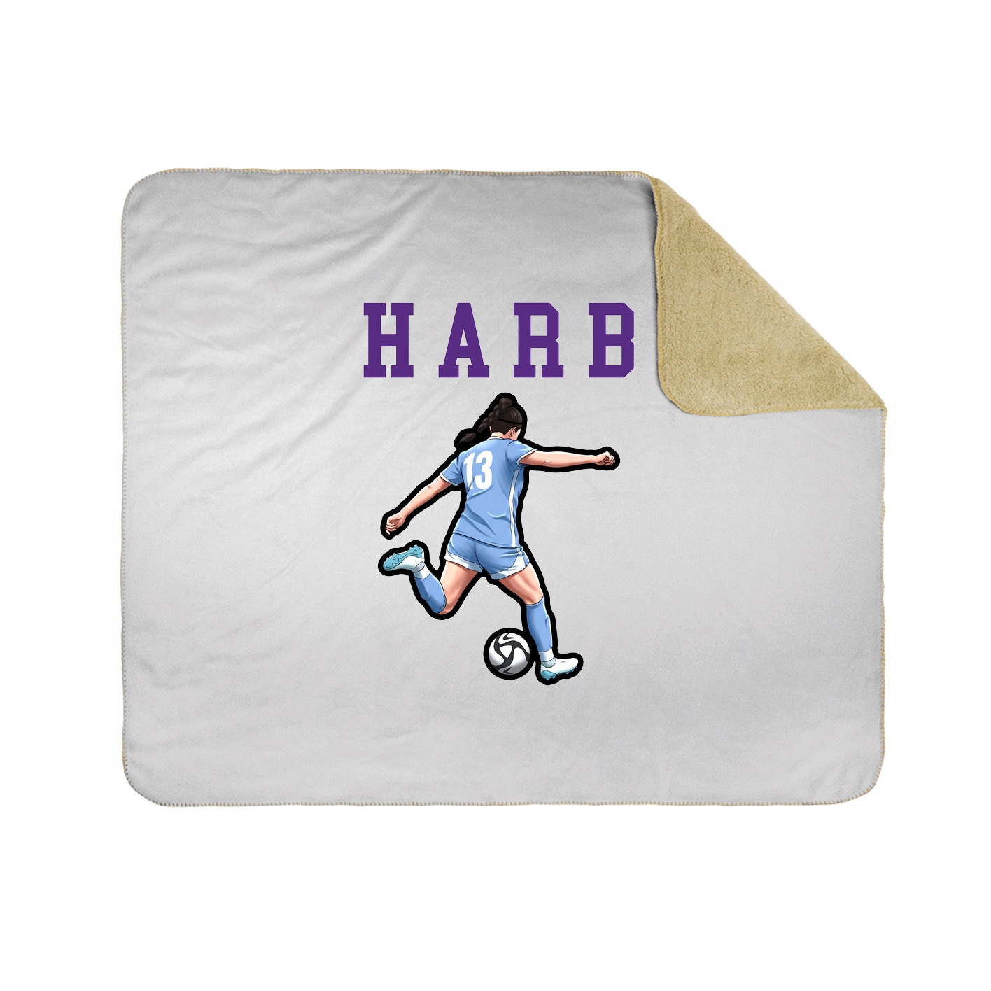 Throw Blanket — Shirsey in White