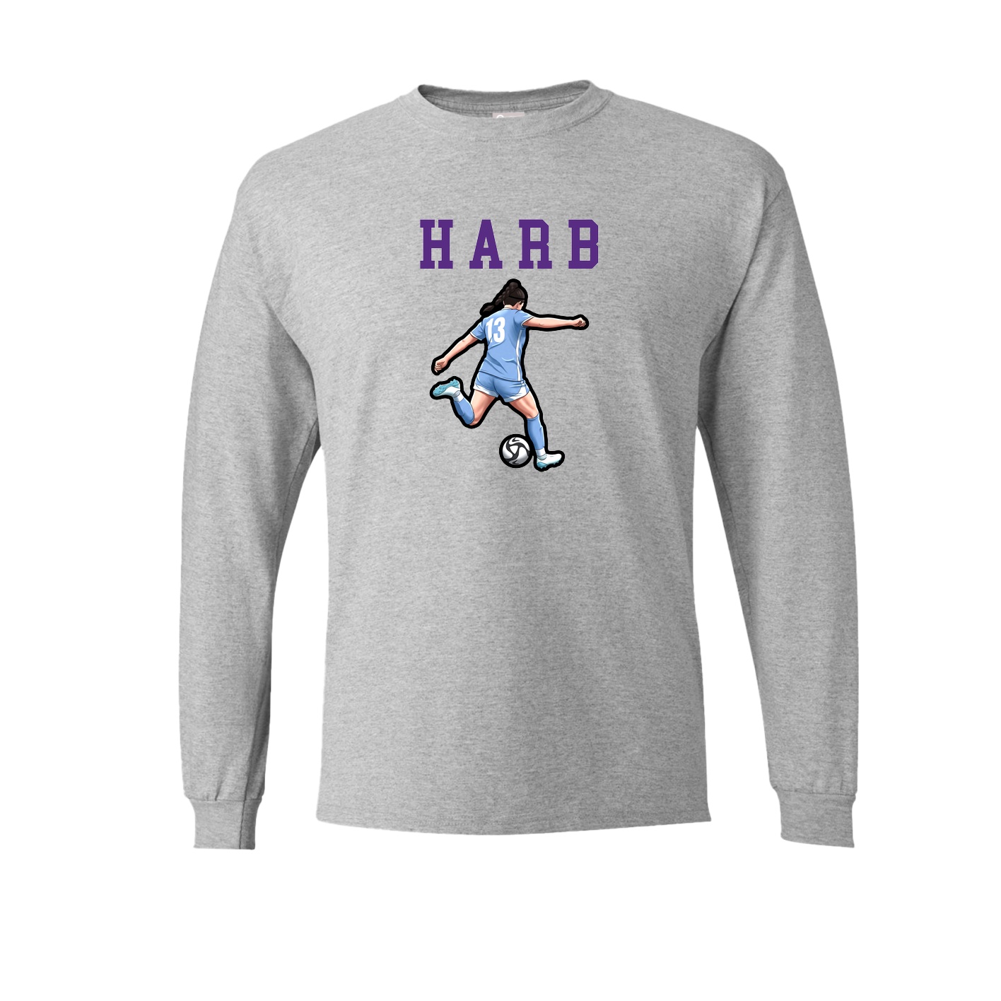 Long Sleeve Tee — Shirsey in Grey