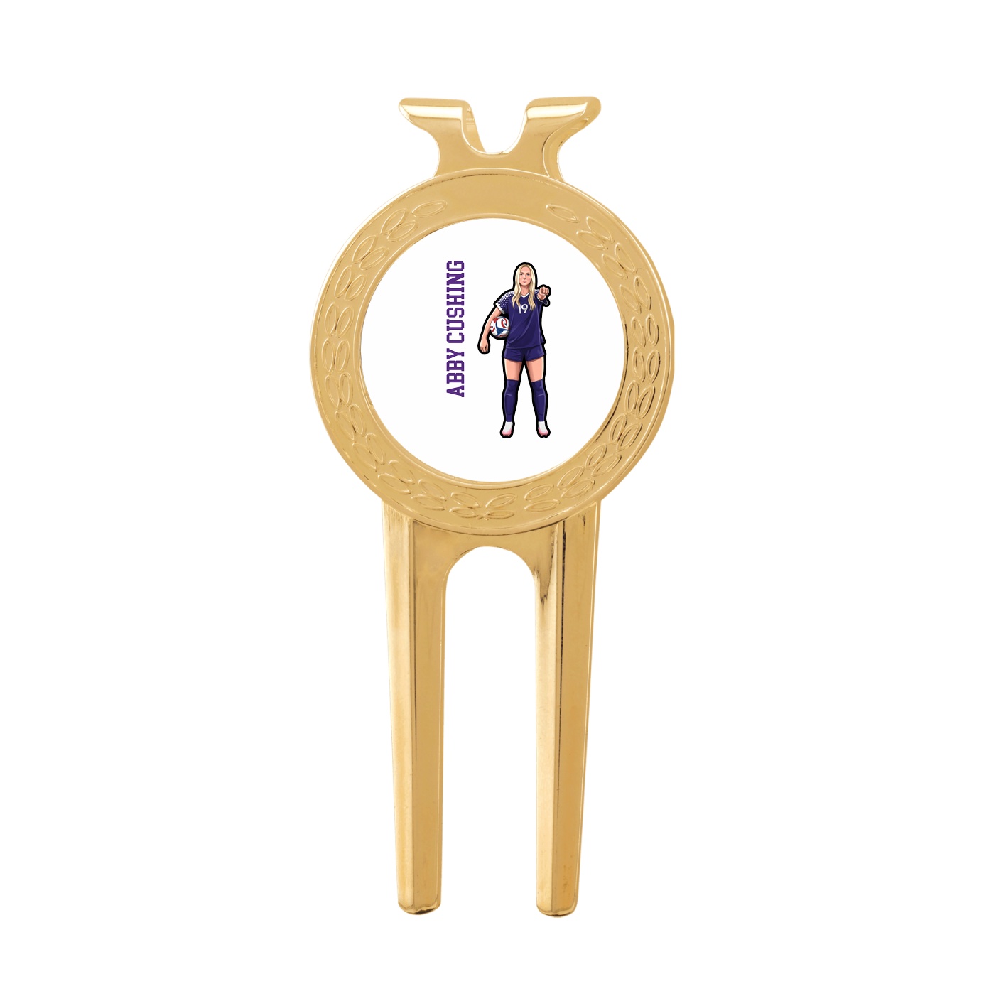 Divot Tool with Ball Marker — Name Vertical in Classic