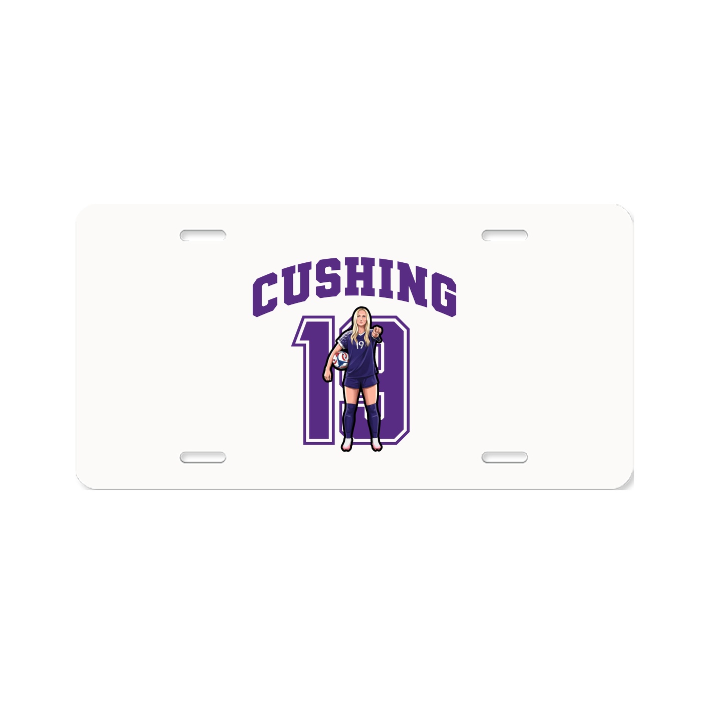 License Plate — Number in Classic