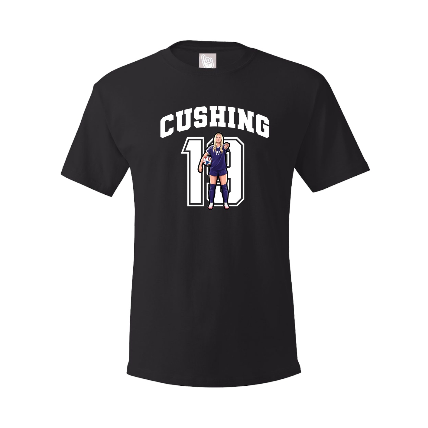 Youth Tee — Number in Black