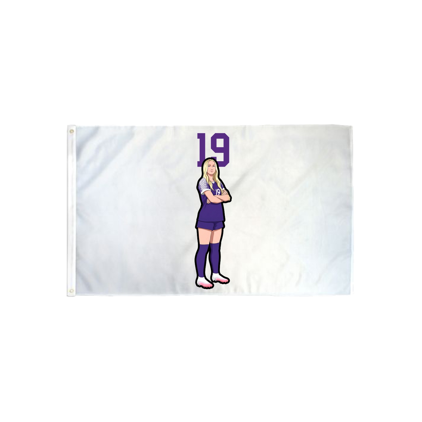 3x5 Flag — Number Top in Classic
