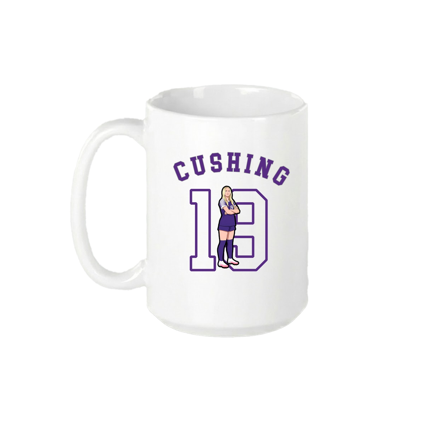 15oz Coffee Mug — Shirsey Arch in White