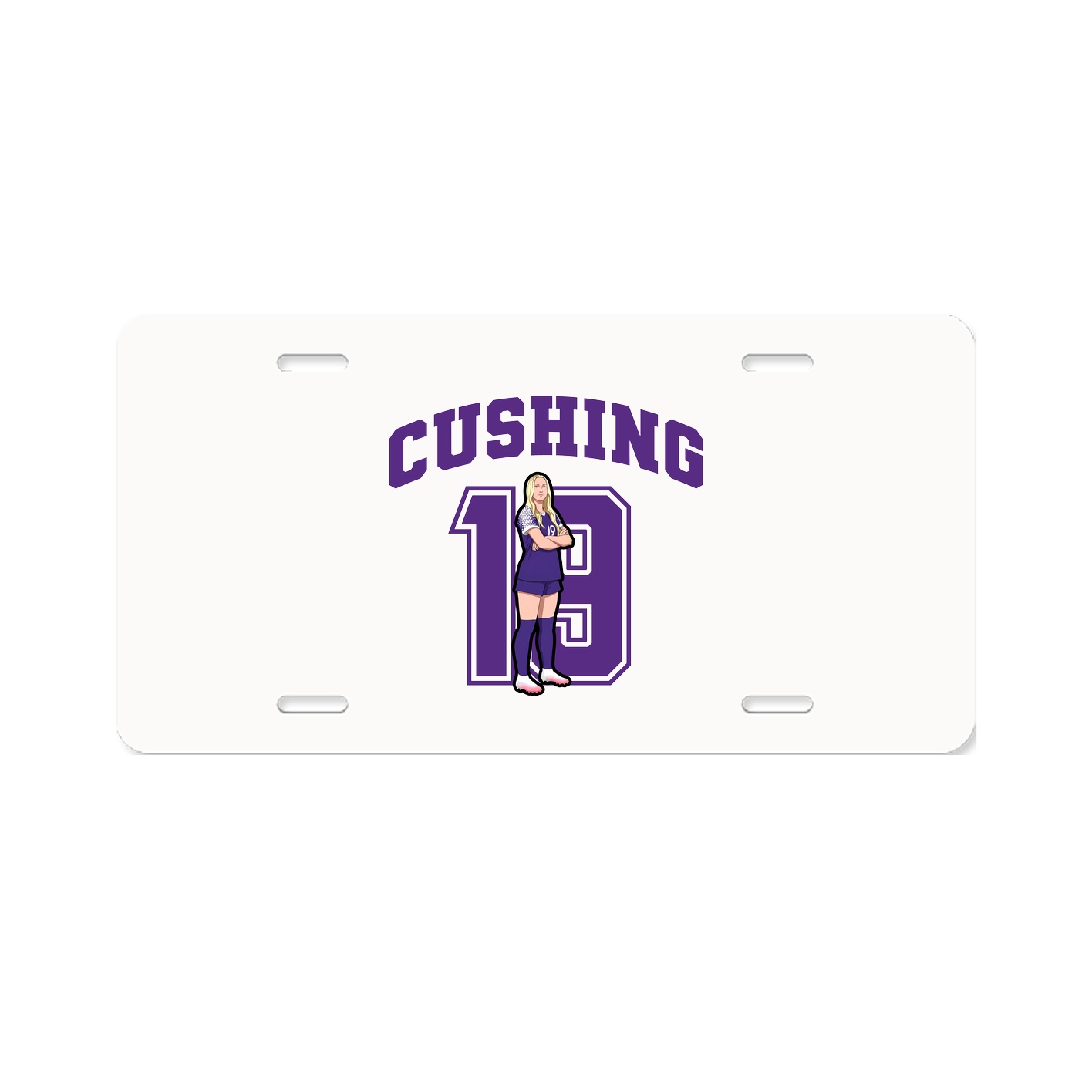 License Plate — Number in Classic