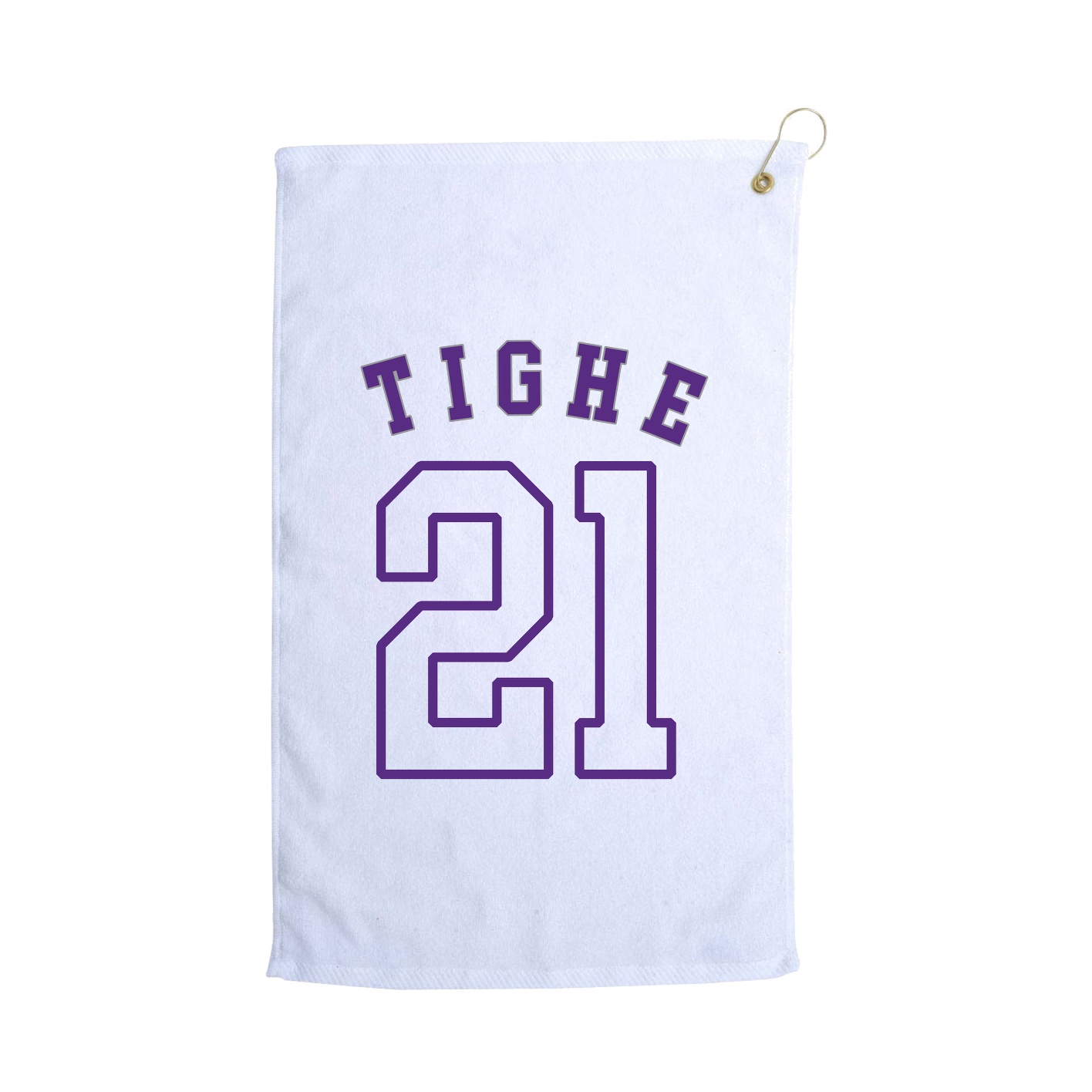Golf Towel — Shirsey Arch in White