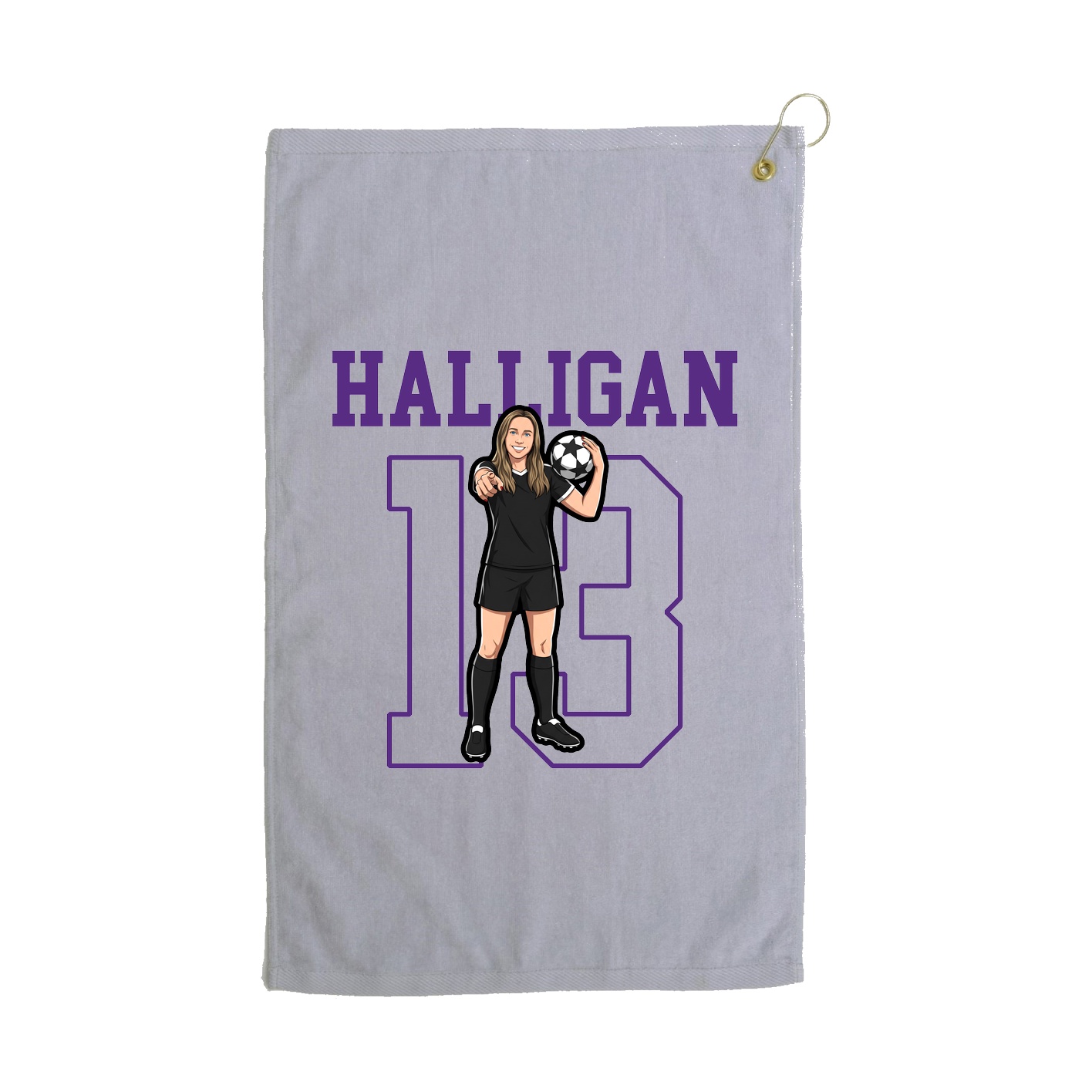 Golf Towel — Shirsey in Grey