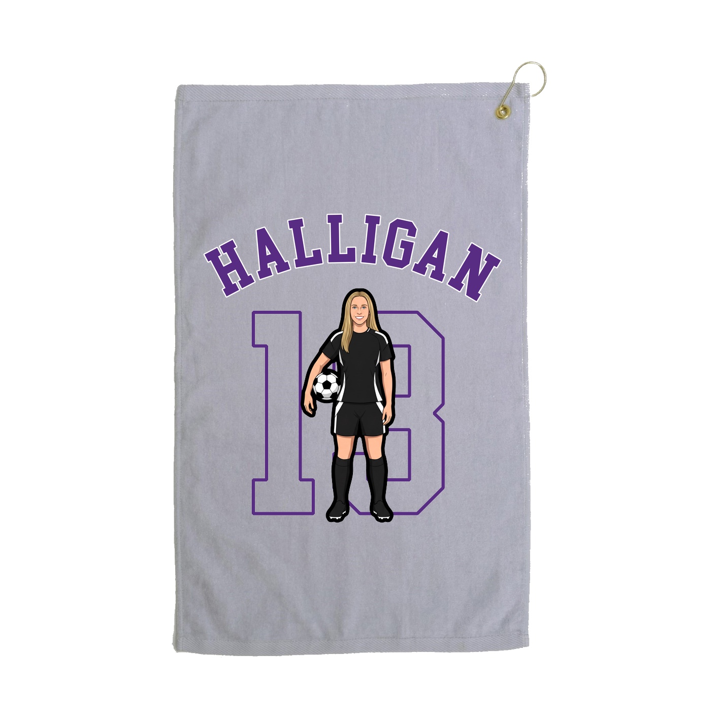 Golf Towel — Shirsey Arch in Grey