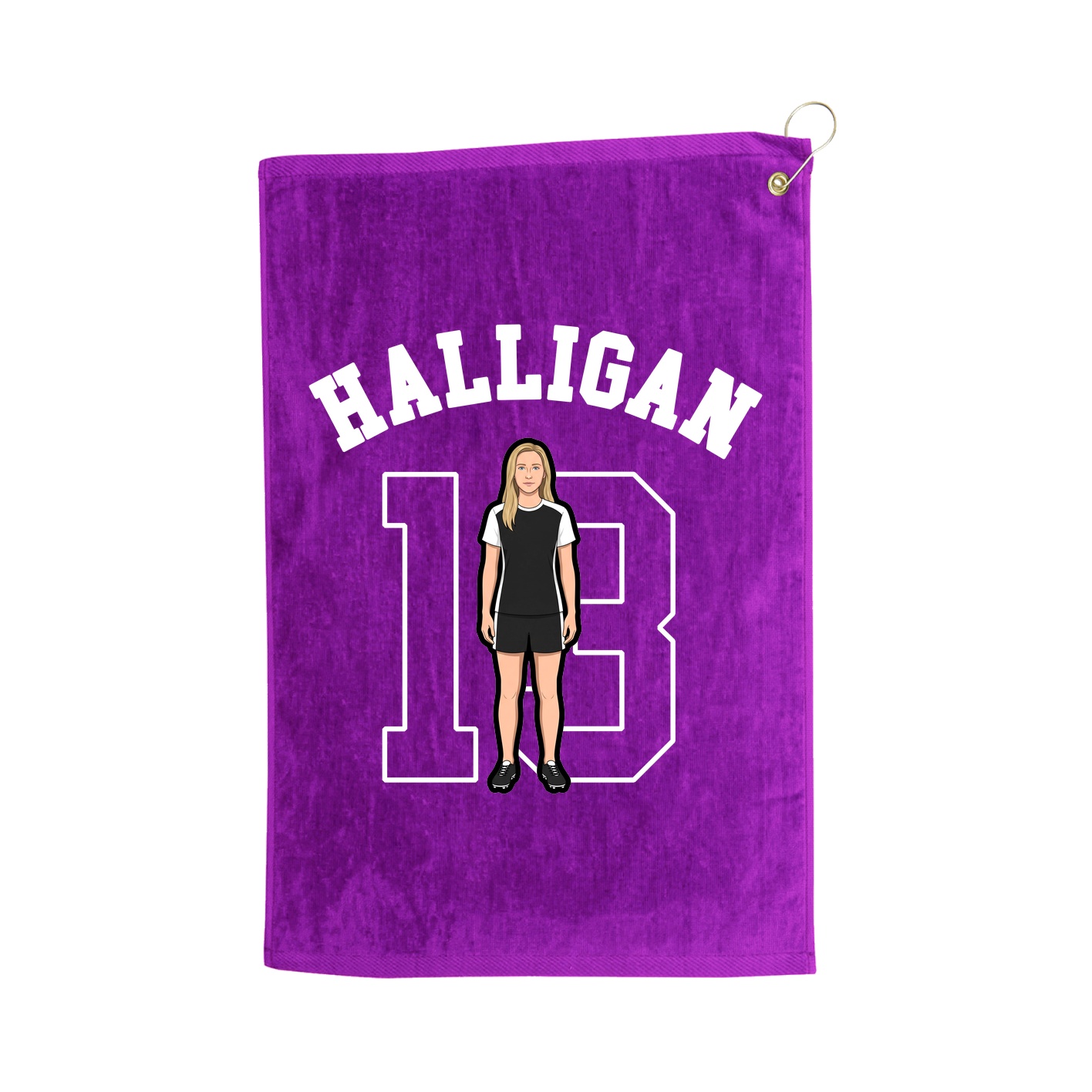 Golf Towel — Shirsey Arch in Purple