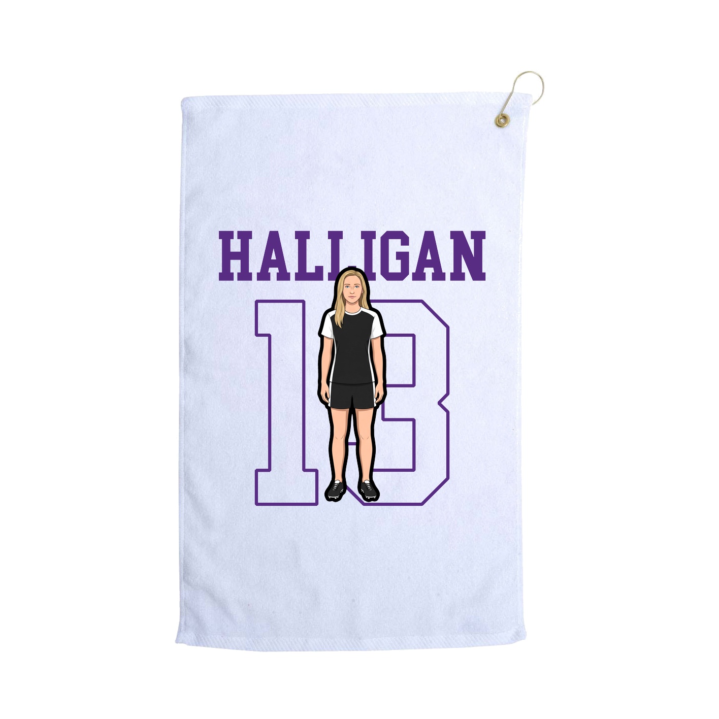 Golf Towel — Shirsey in White