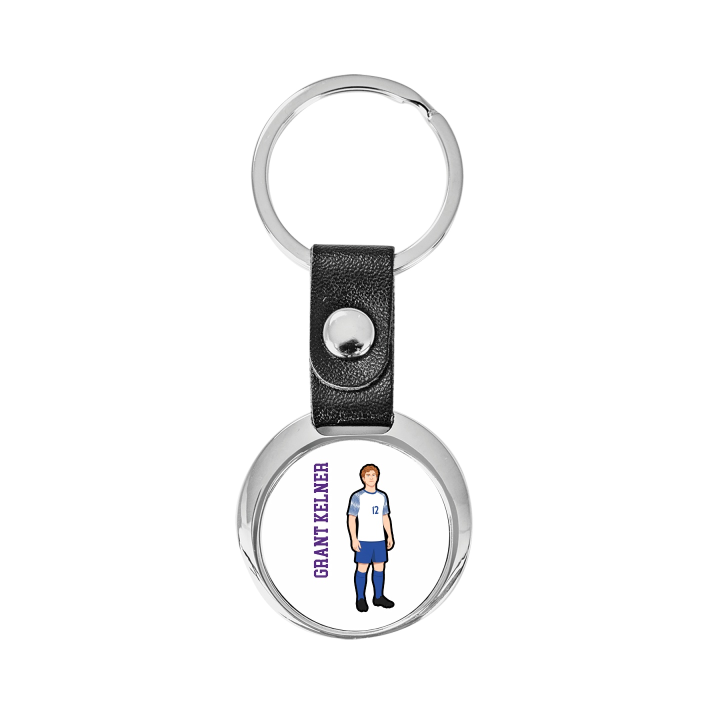 Key Chain — Name Vertical in Classic