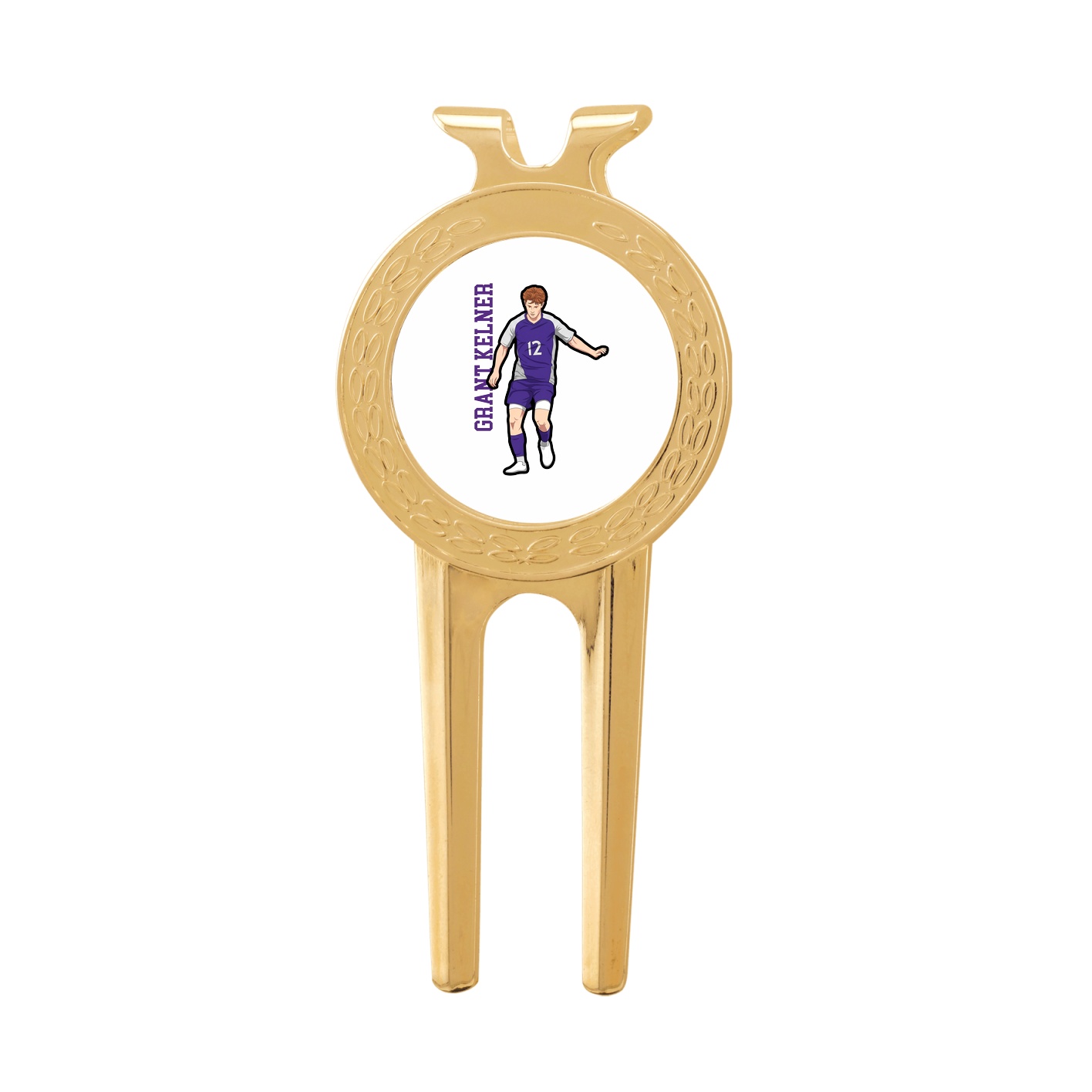 Divot Tool with Ball Marker — Name Vertical in Classic